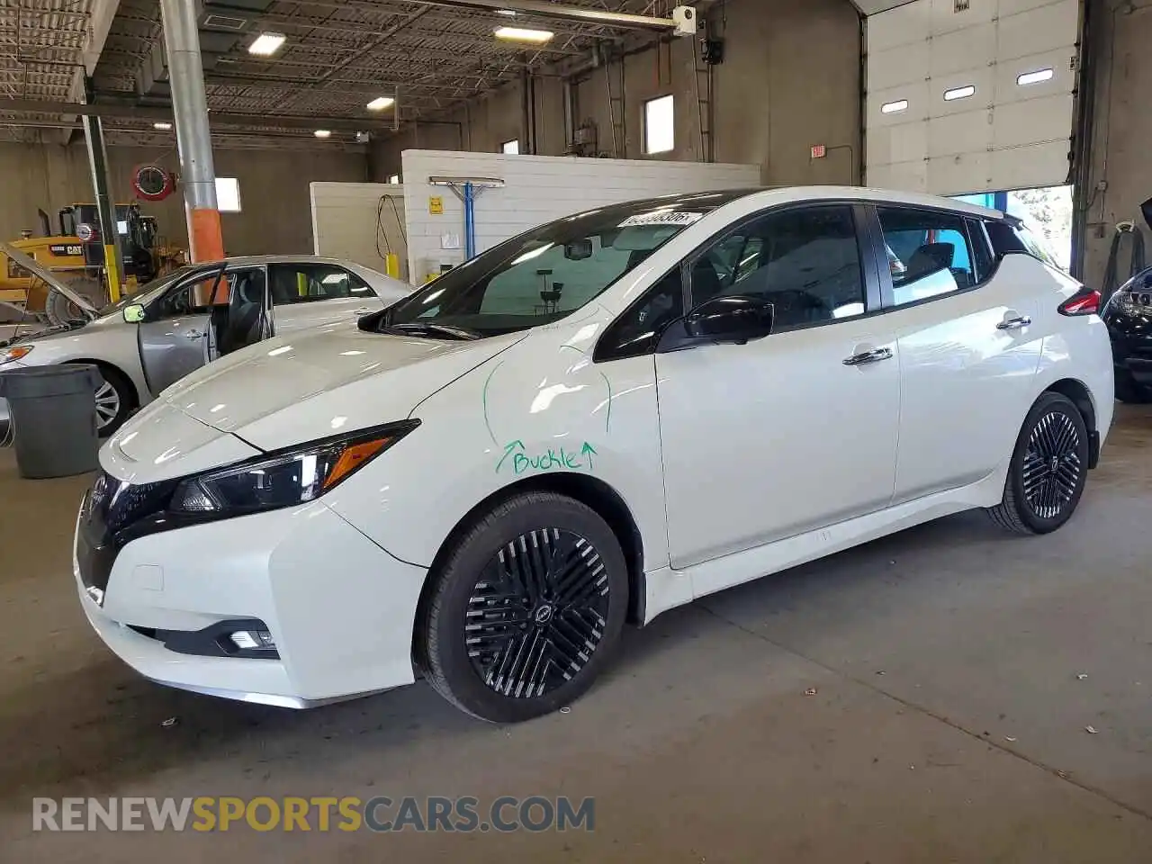 1 Photograph of a damaged car 1N4CZ1CVXRC551876 NISSAN LEAF 2024