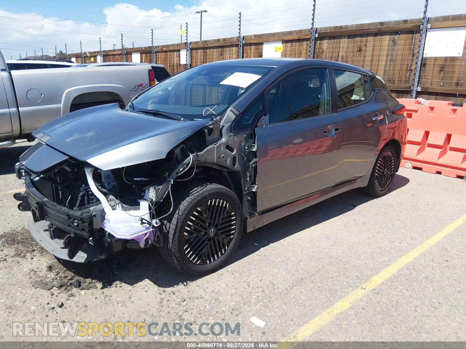 2 Photograph of a damaged car 1N4CZ1CVXRC553160 NISSAN LEAF 2024