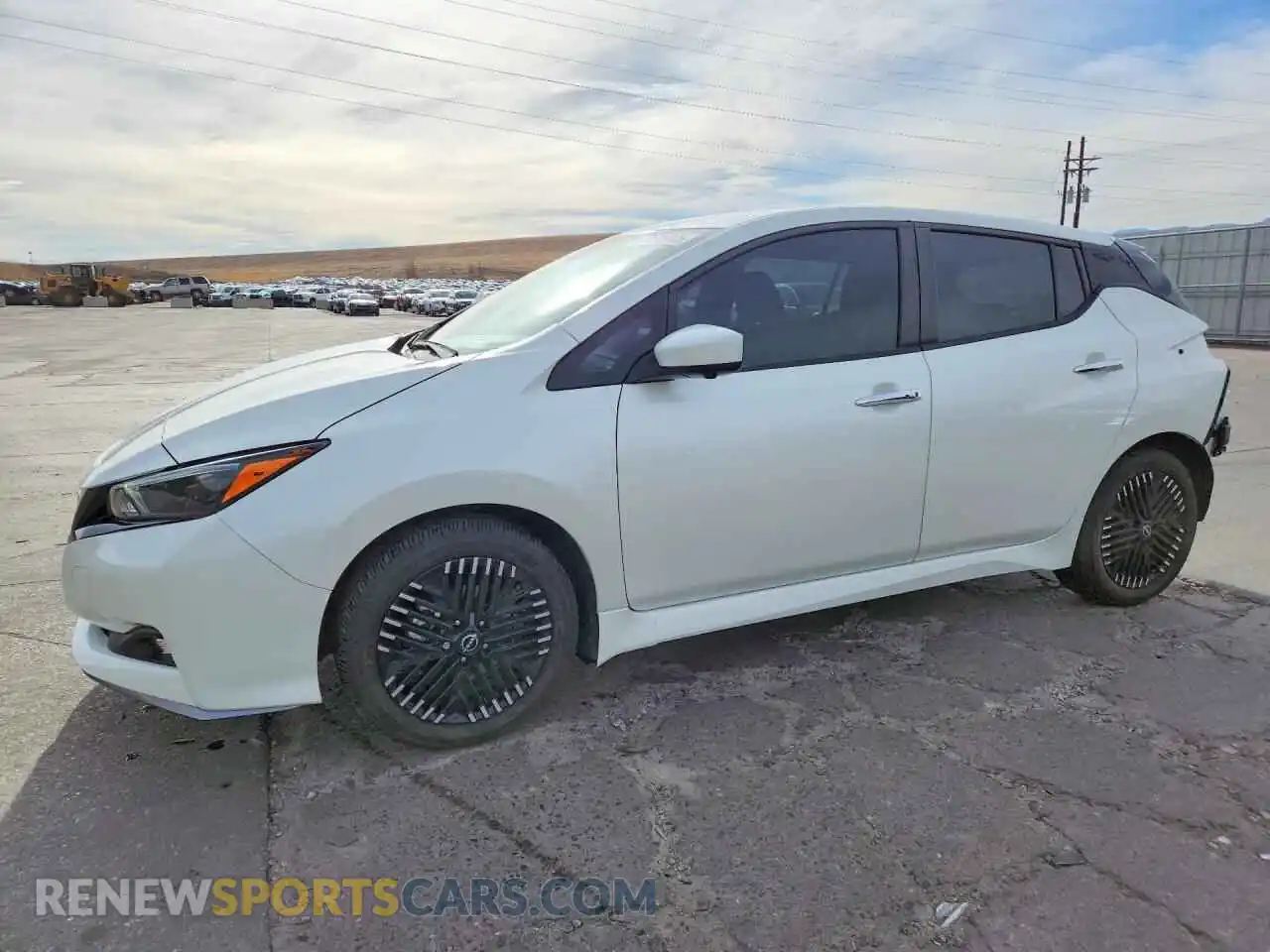 1 Photograph of a damaged car 1N4CZ1CVXRC554826 NISSAN LEAF 2024