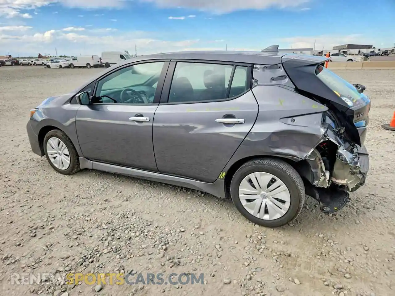 2 Photograph of a damaged car 1N4AZ1BV2SC563065 NISSAN LEAF 2025