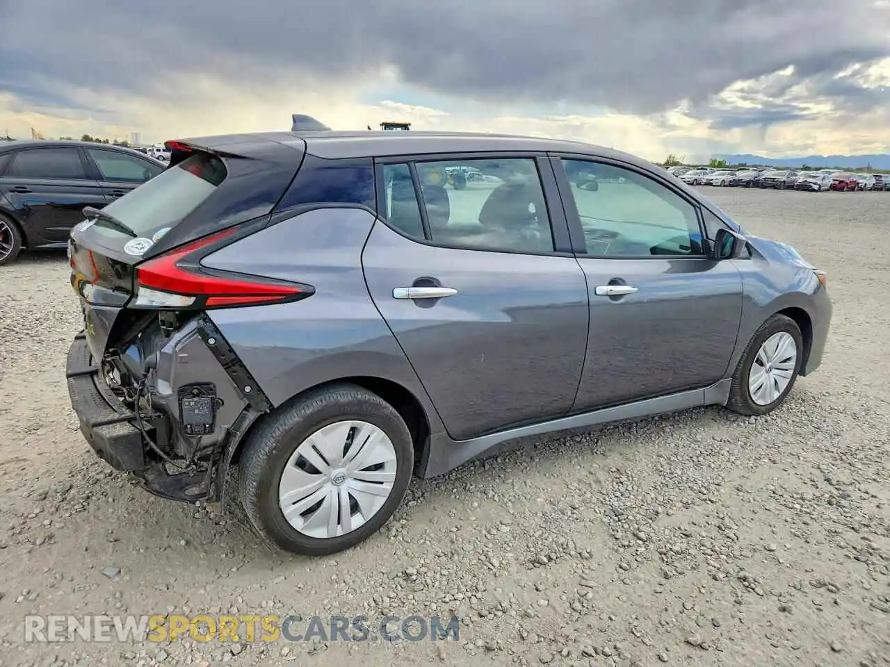3 Photograph of a damaged car 1N4AZ1BV2SC563065 NISSAN LEAF 2025