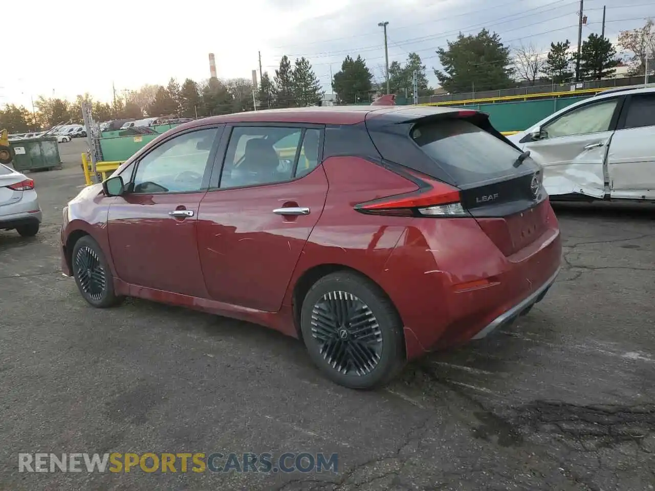 2 Photograph of a damaged car 1N4CZ1CV1SC550587 NISSAN LEAF 2025