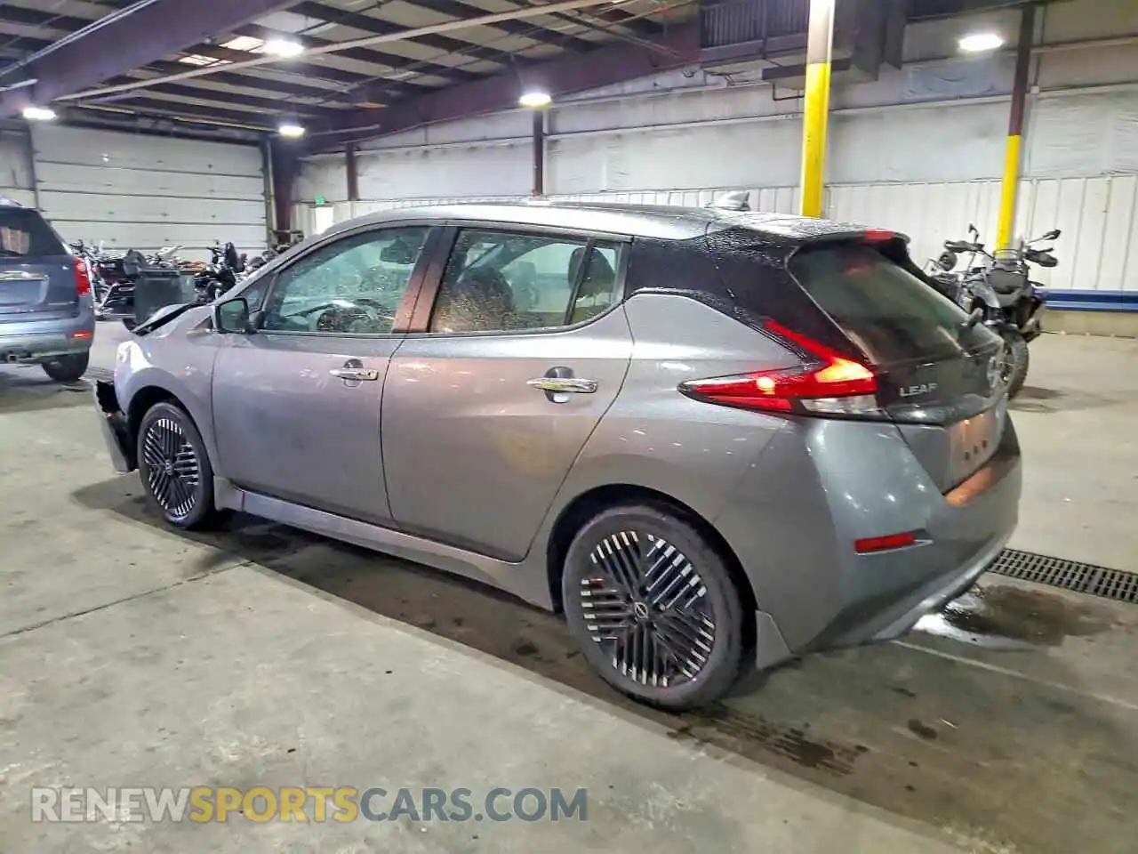 2 Photograph of a damaged car 1N4CZ1CV1SC566661 NISSAN LEAF 2025