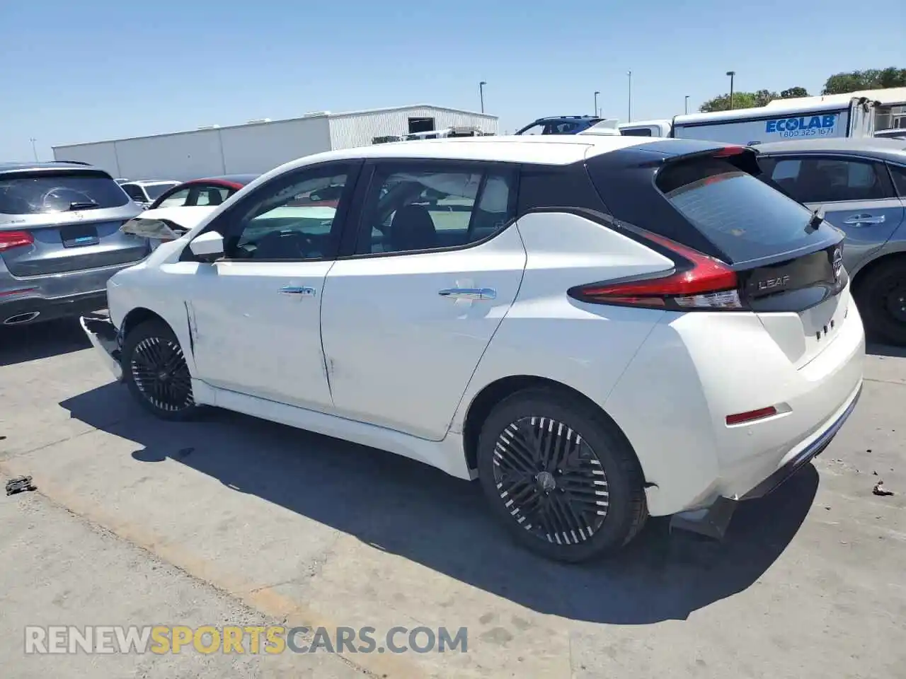 2 Photograph of a damaged car 1N4CZ1CV1SC567390 NISSAN LEAF 2025