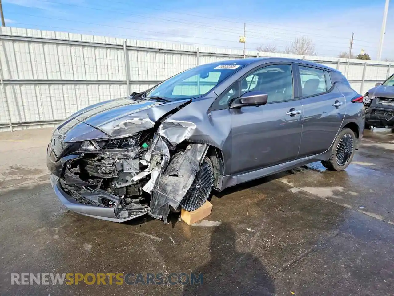 1 Photograph of a damaged car 1N4CZ1CV2SC558181 NISSAN LEAF 2025