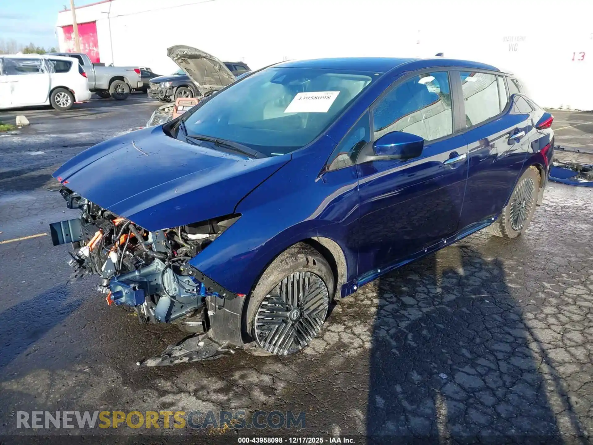 2 Photograph of a damaged car 1N4CZ1CV2SC559489 NISSAN LEAF 2025