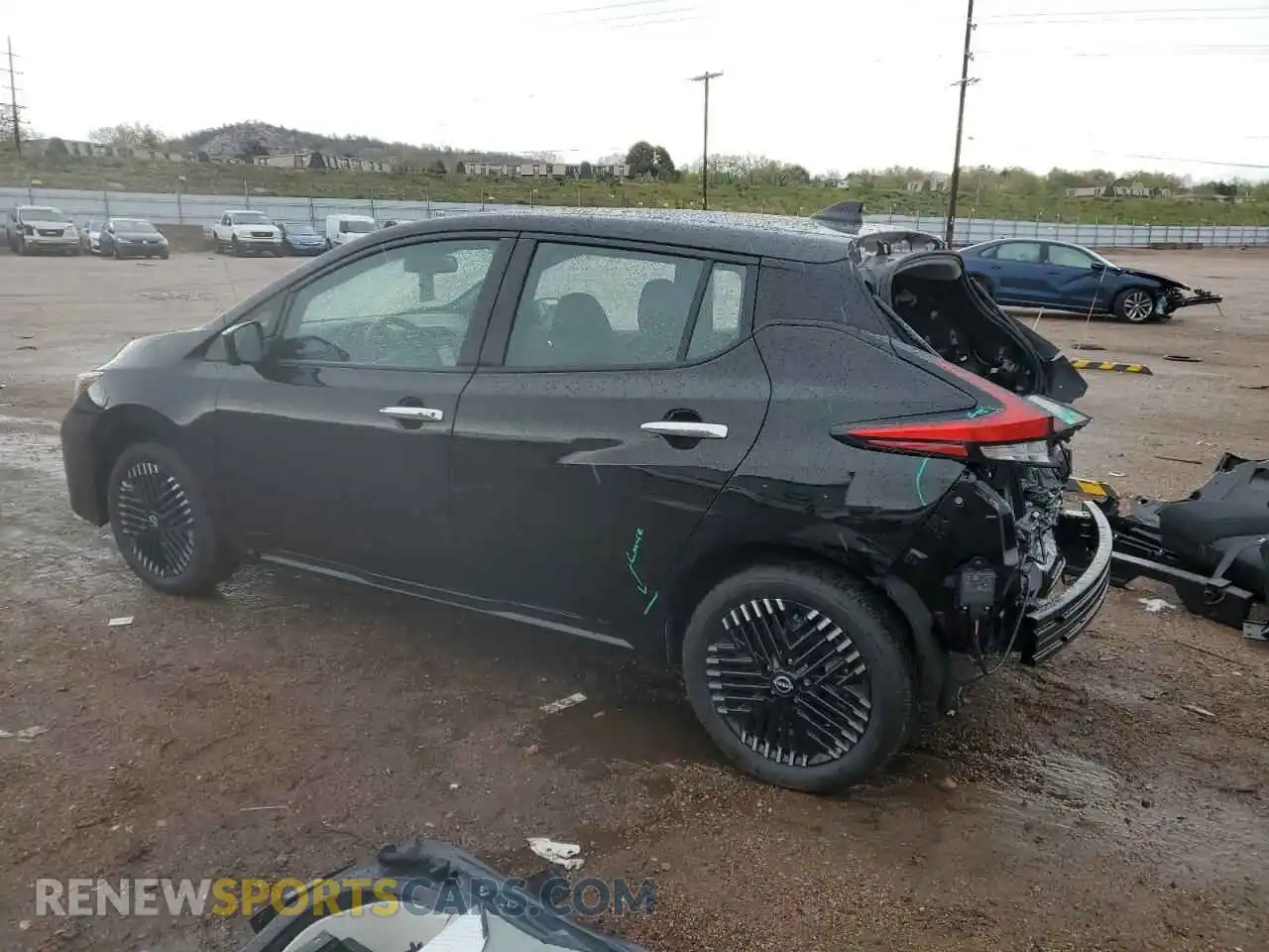 2 Photograph of a damaged car 1N4CZ1CV2SC561890 NISSAN LEAF 2025
