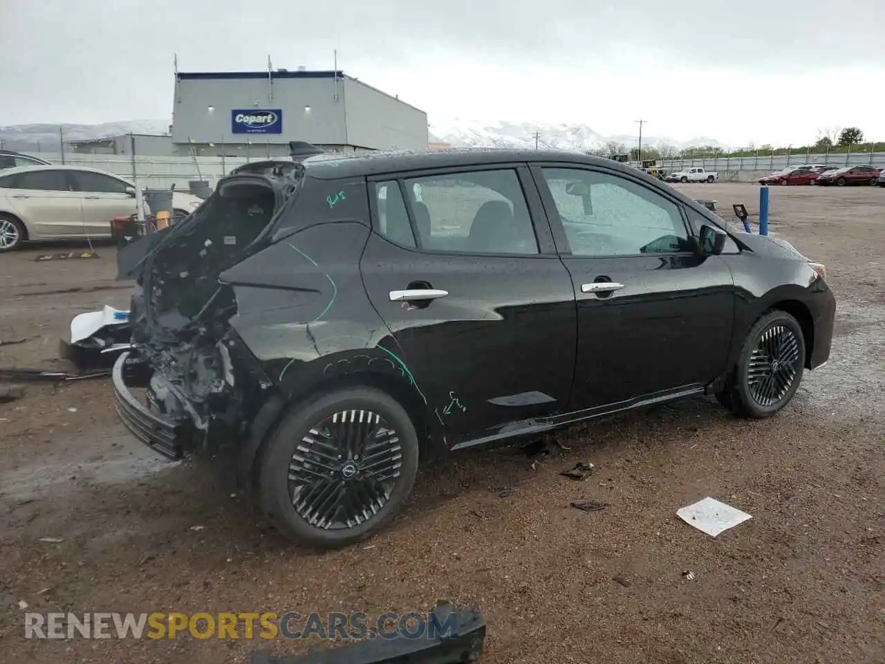3 Photograph of a damaged car 1N4CZ1CV2SC561890 NISSAN LEAF 2025