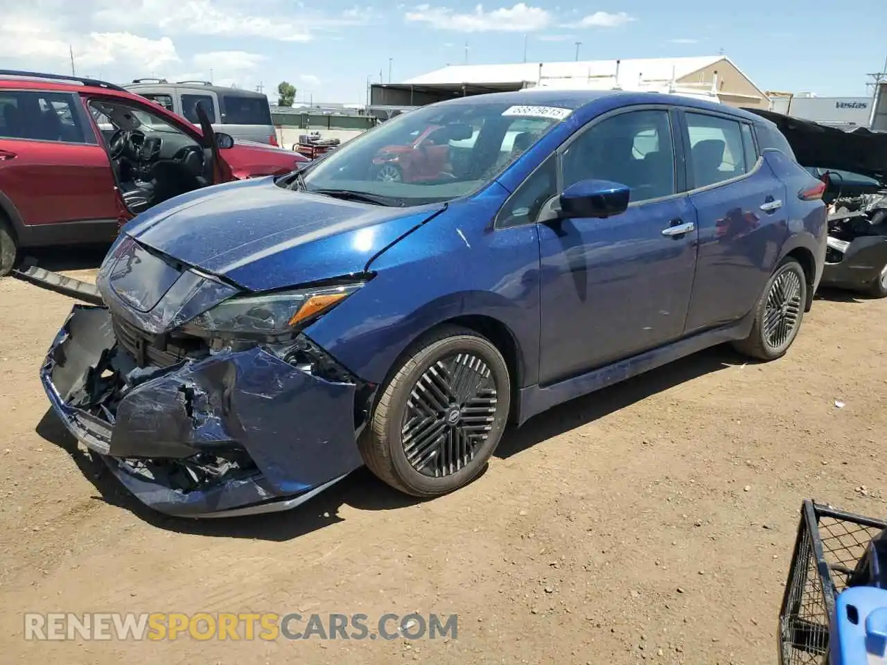 1 Photograph of a damaged car 1N4CZ1CV3SC557718 NISSAN LEAF 2025