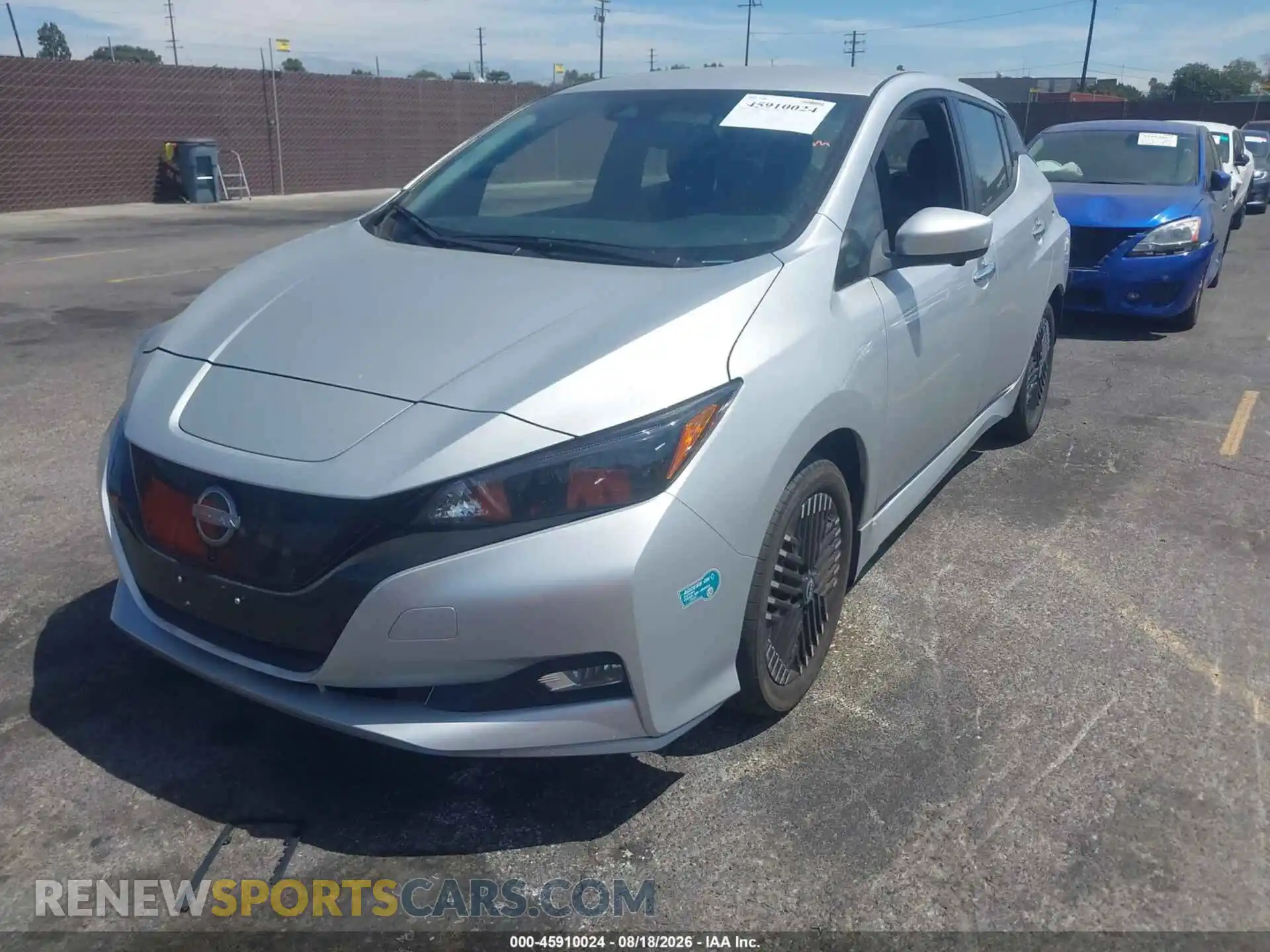 2 Photograph of a damaged car 1N4CZ1CV4SC561633 NISSAN LEAF 2025