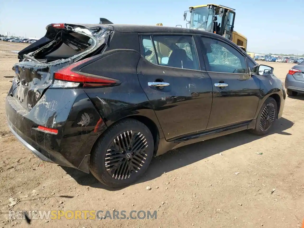 3 Photograph of a damaged car 1N4CZ1CV6SC563951 NISSAN LEAF 2025