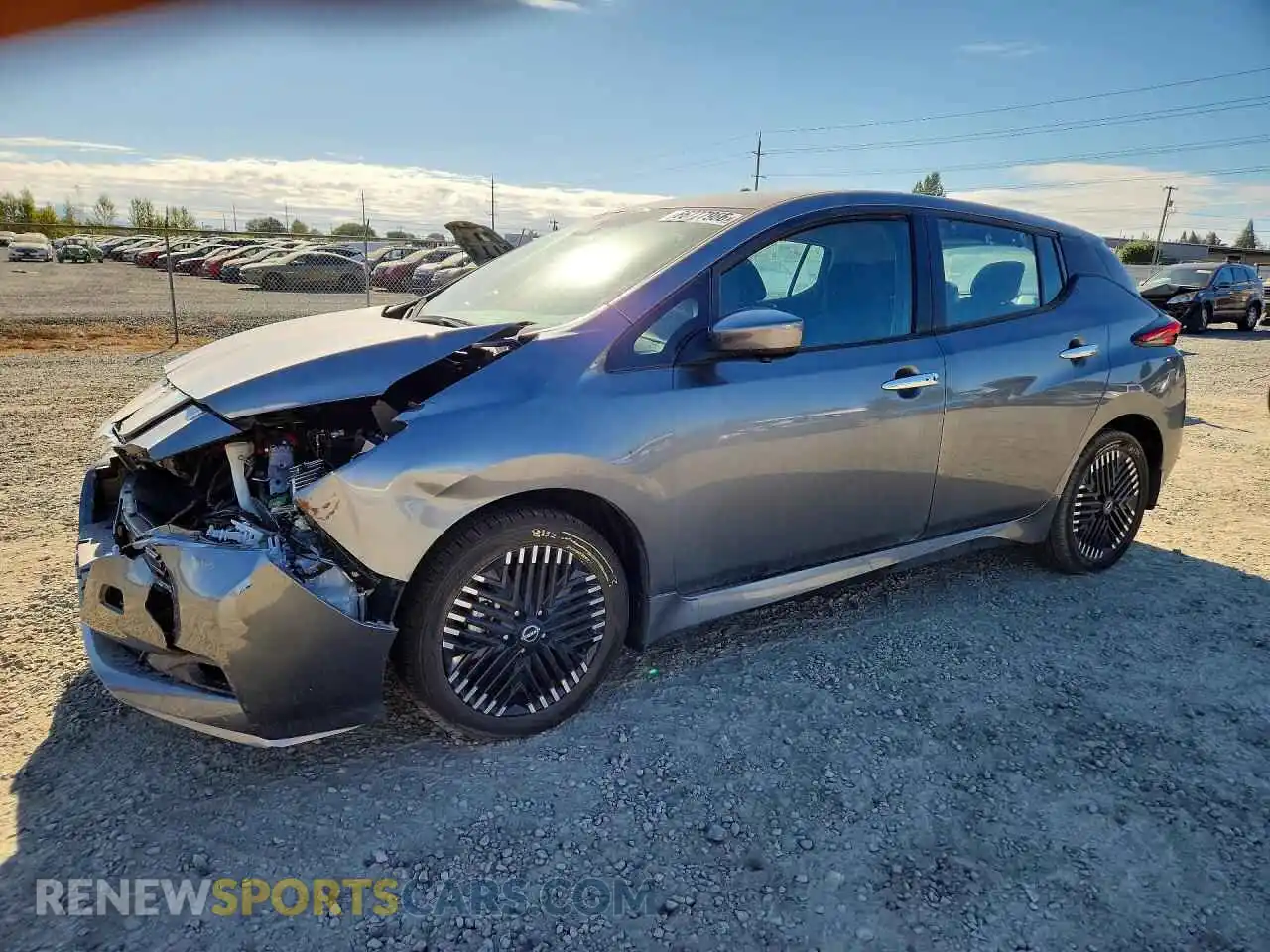 1 fotografías del automóvil dañado 1N4CZ1CV8SC550389 NISSAN LEAF 2025
