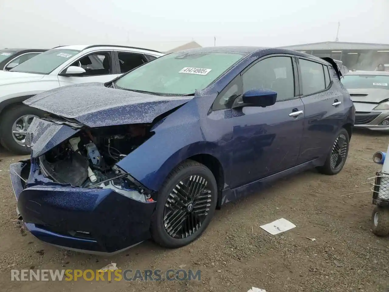 1 Photograph of a damaged car 1N4CZ1CV8SC561070 NISSAN LEAF 2025