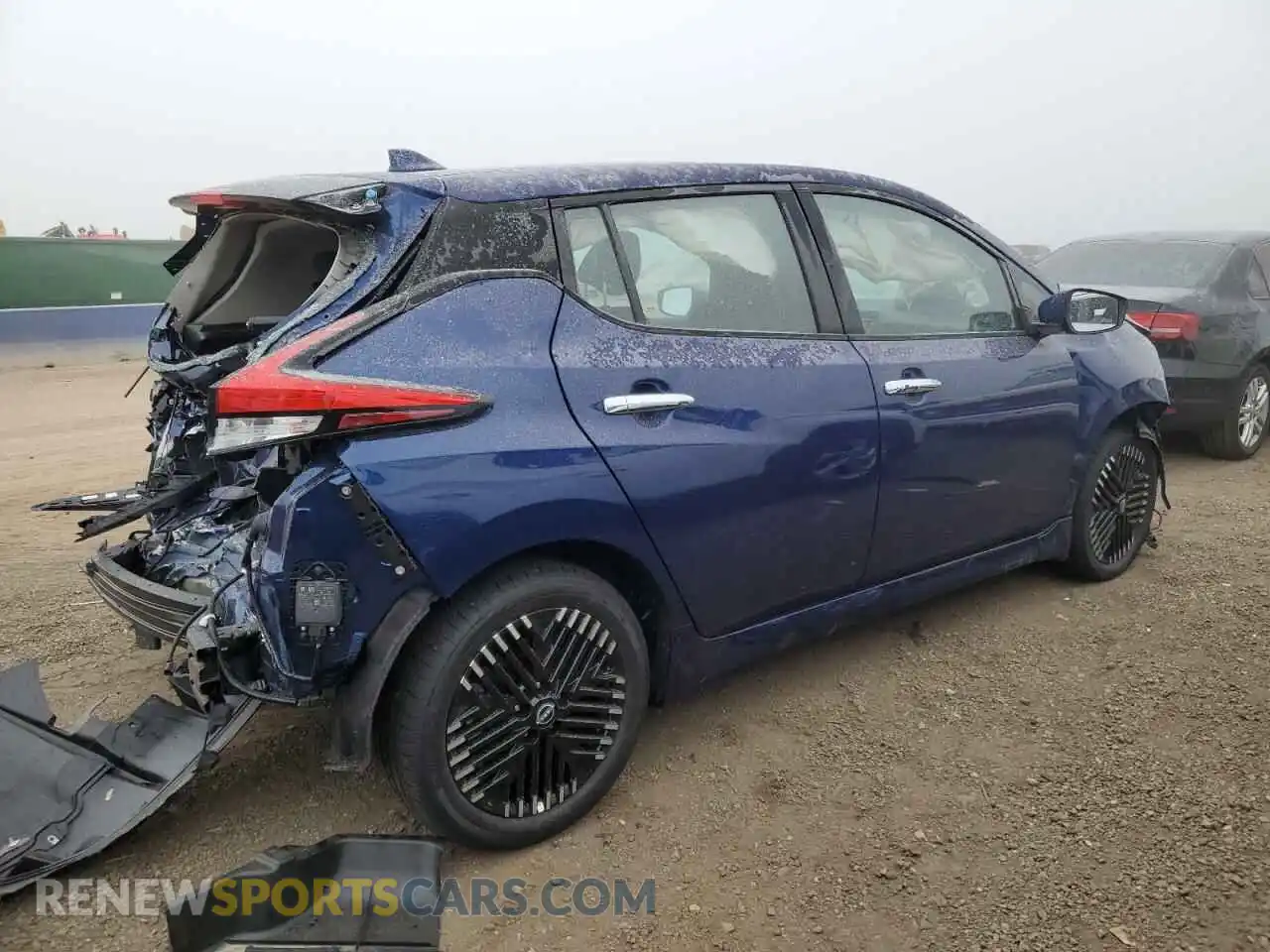 3 Photograph of a damaged car 1N4CZ1CV8SC561070 NISSAN LEAF 2025
