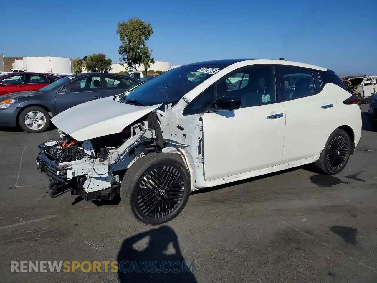 1 fotografías del automóvil dañado 1N4CZ1CV9SC558100 NISSAN LEAF 2025