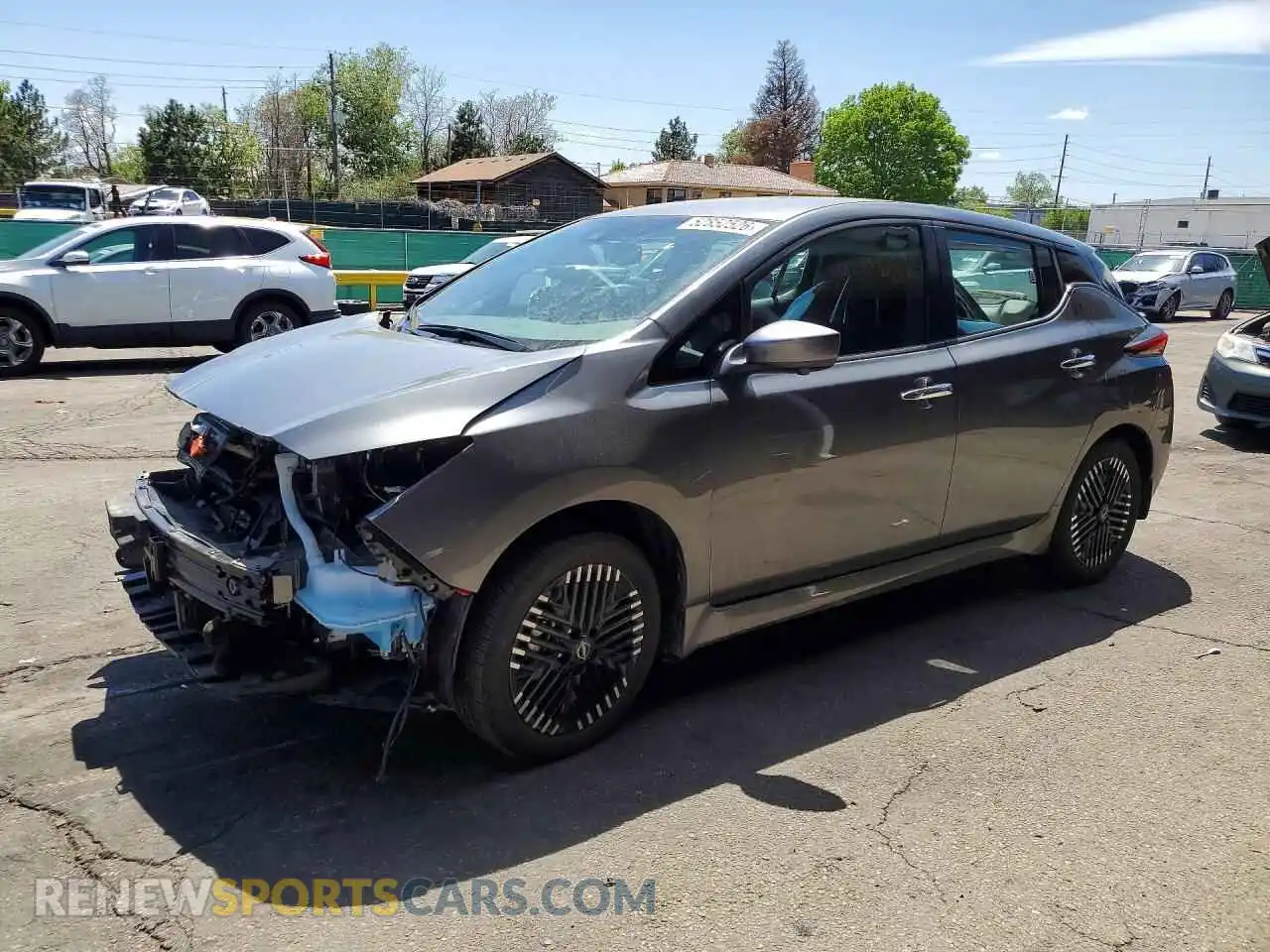 1 Photograph of a damaged car 1N4CZ1CV9SC560073 NISSAN LEAF 2025