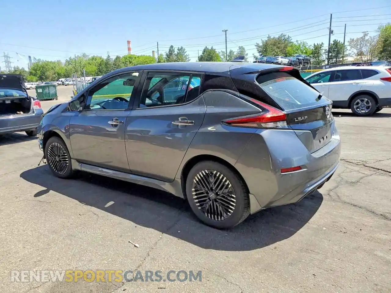2 Photograph of a damaged car 1N4CZ1CV9SC560073 NISSAN LEAF 2025