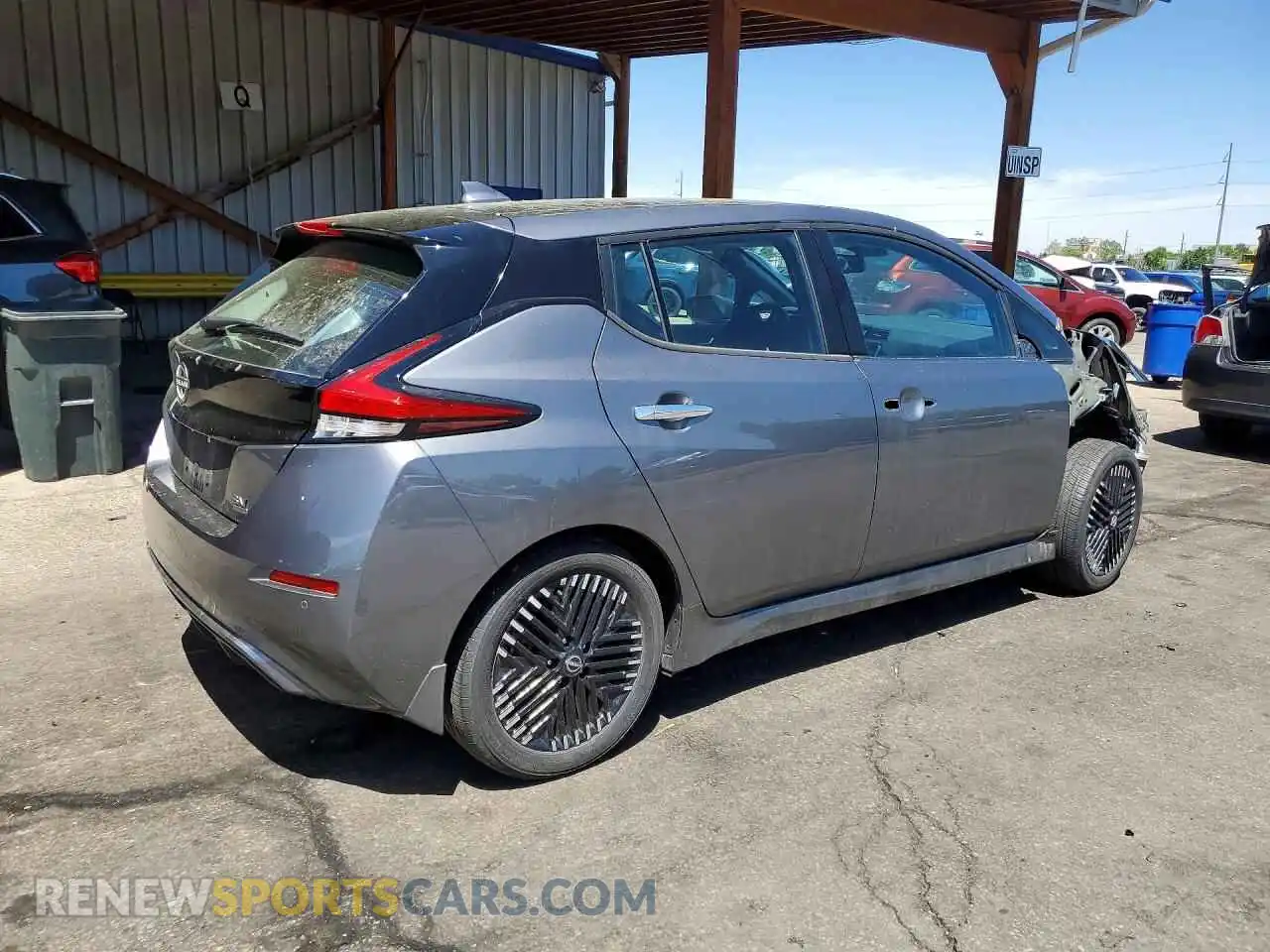 3 Photograph of a damaged car 1N4CZ1CV9SC560073 NISSAN LEAF 2025