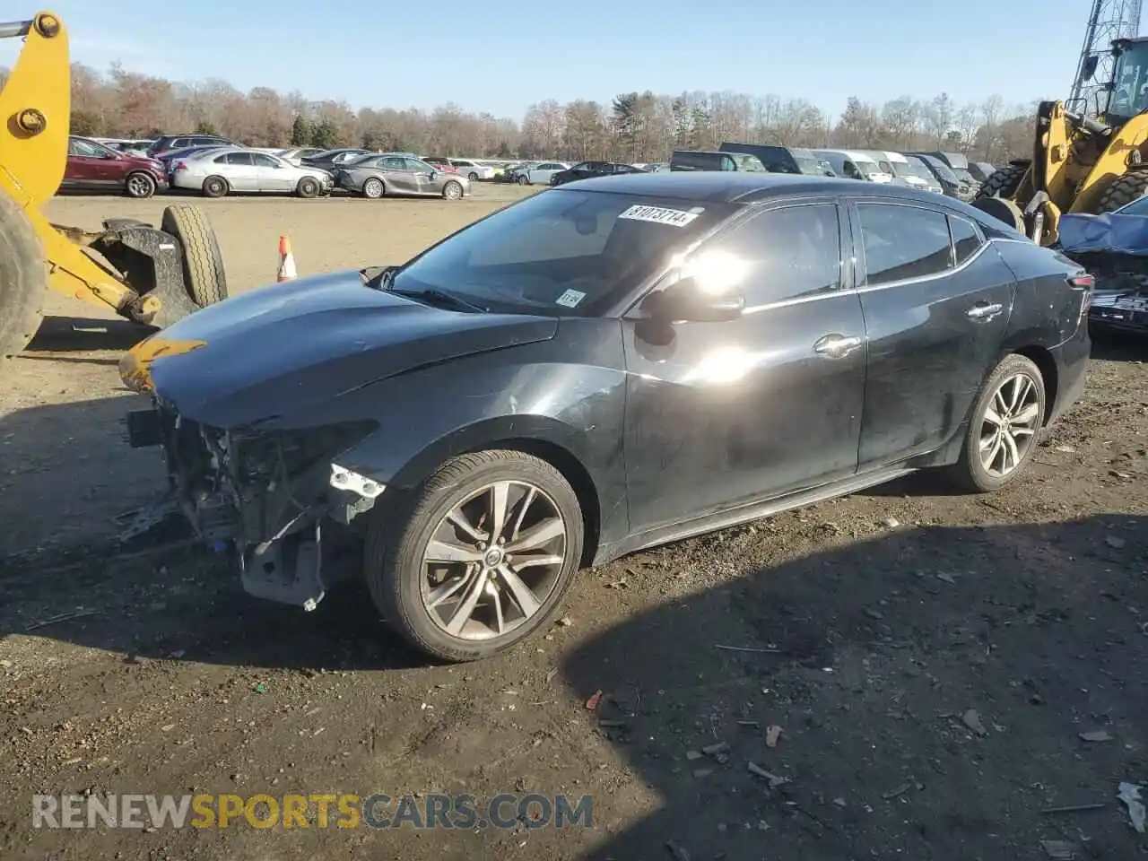 1 Photograph of a damaged car 1N4AA6AV0KC366143 NISSAN MAXIMA 2019