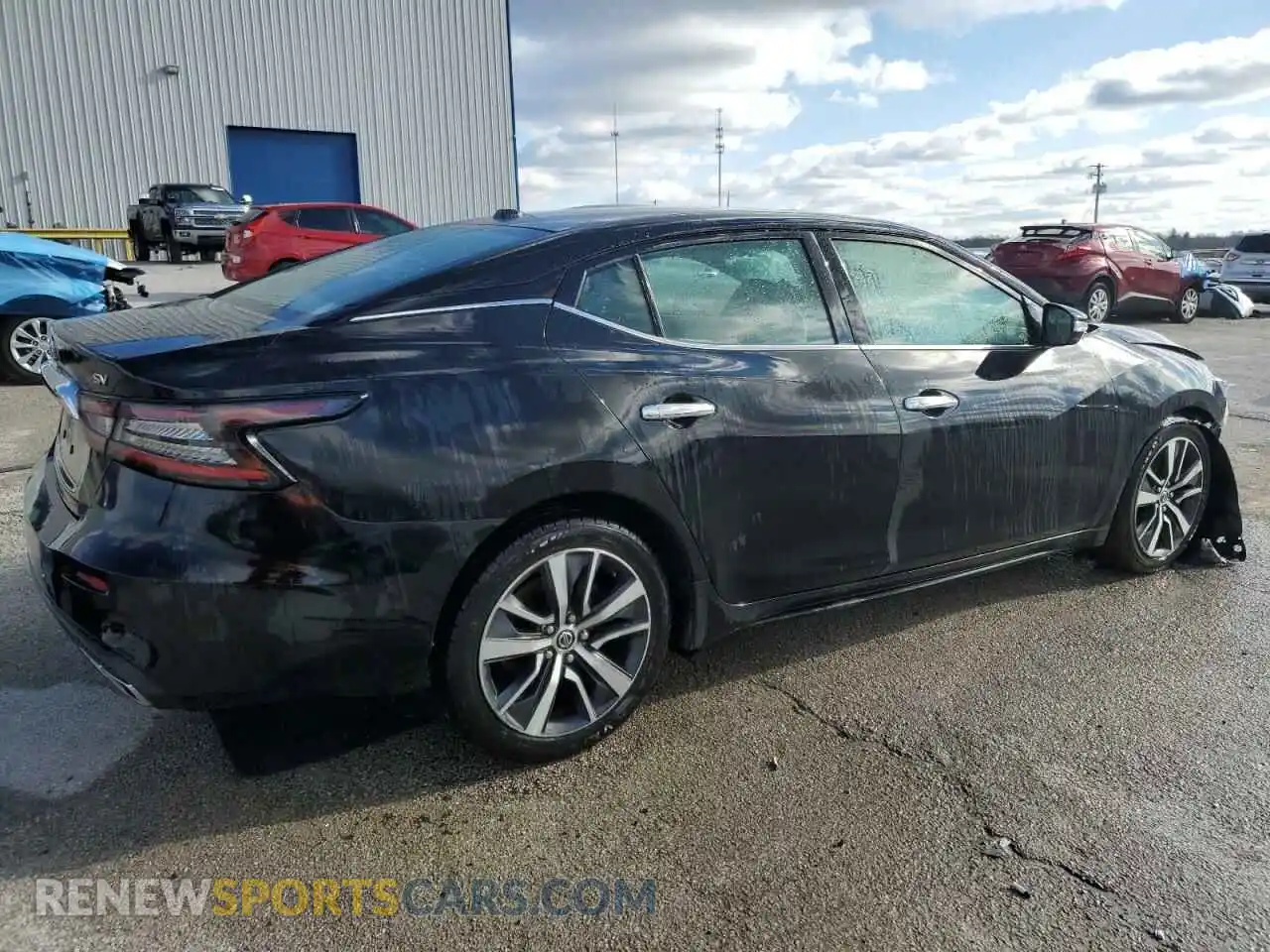 3 Photograph of a damaged car 1N4AA6AV0KC376901 NISSAN MAXIMA 2019