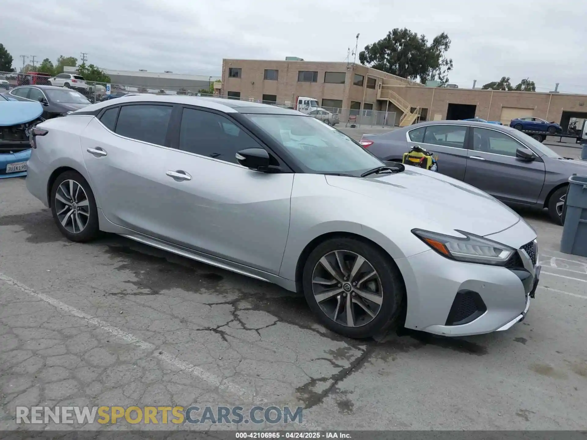 1 Photograph of a damaged car 1N4AA6AV2KC373112 NISSAN MAXIMA 2019
