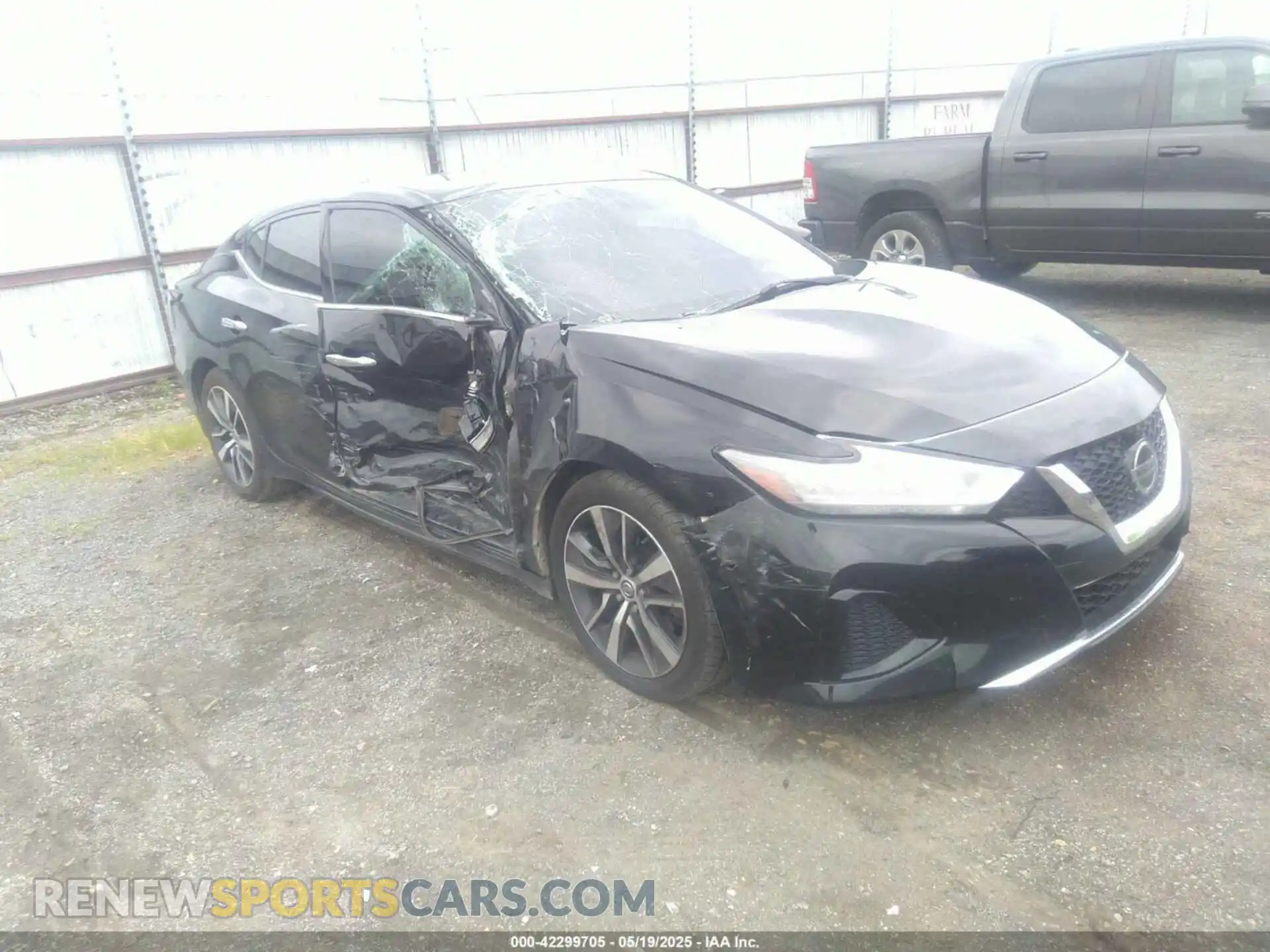 1 Photograph of a damaged car 1N4AA6AV4KC366176 NISSAN MAXIMA 2019