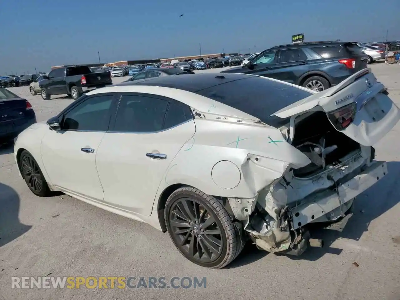 2 Photograph of a damaged car 1N4AA6AV4KC375072 NISSAN MAXIMA 2019