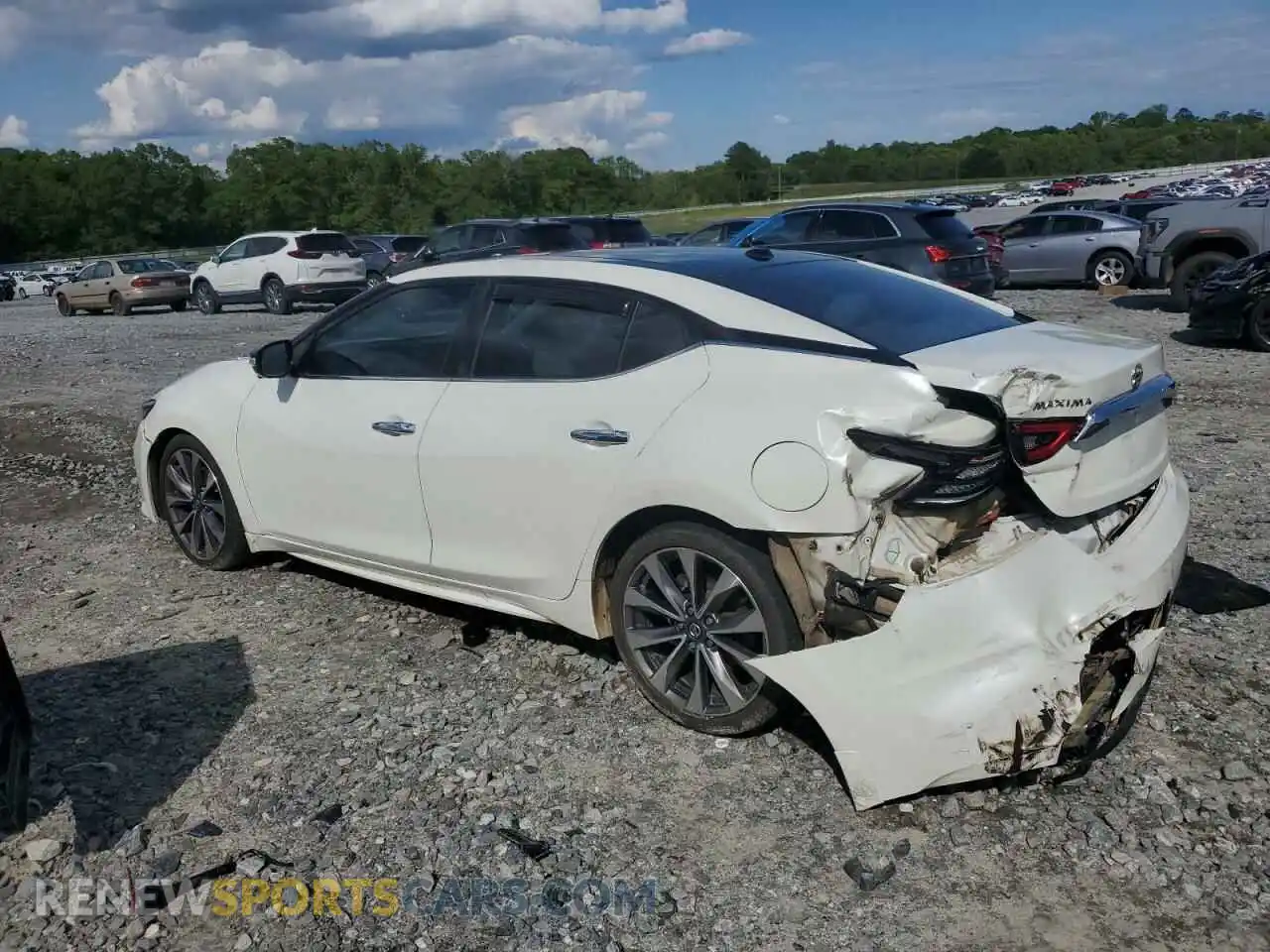 2 fotografías del automóvil dañado 1N4AA6AV5KC375016 NISSAN MAXIMA 2019
