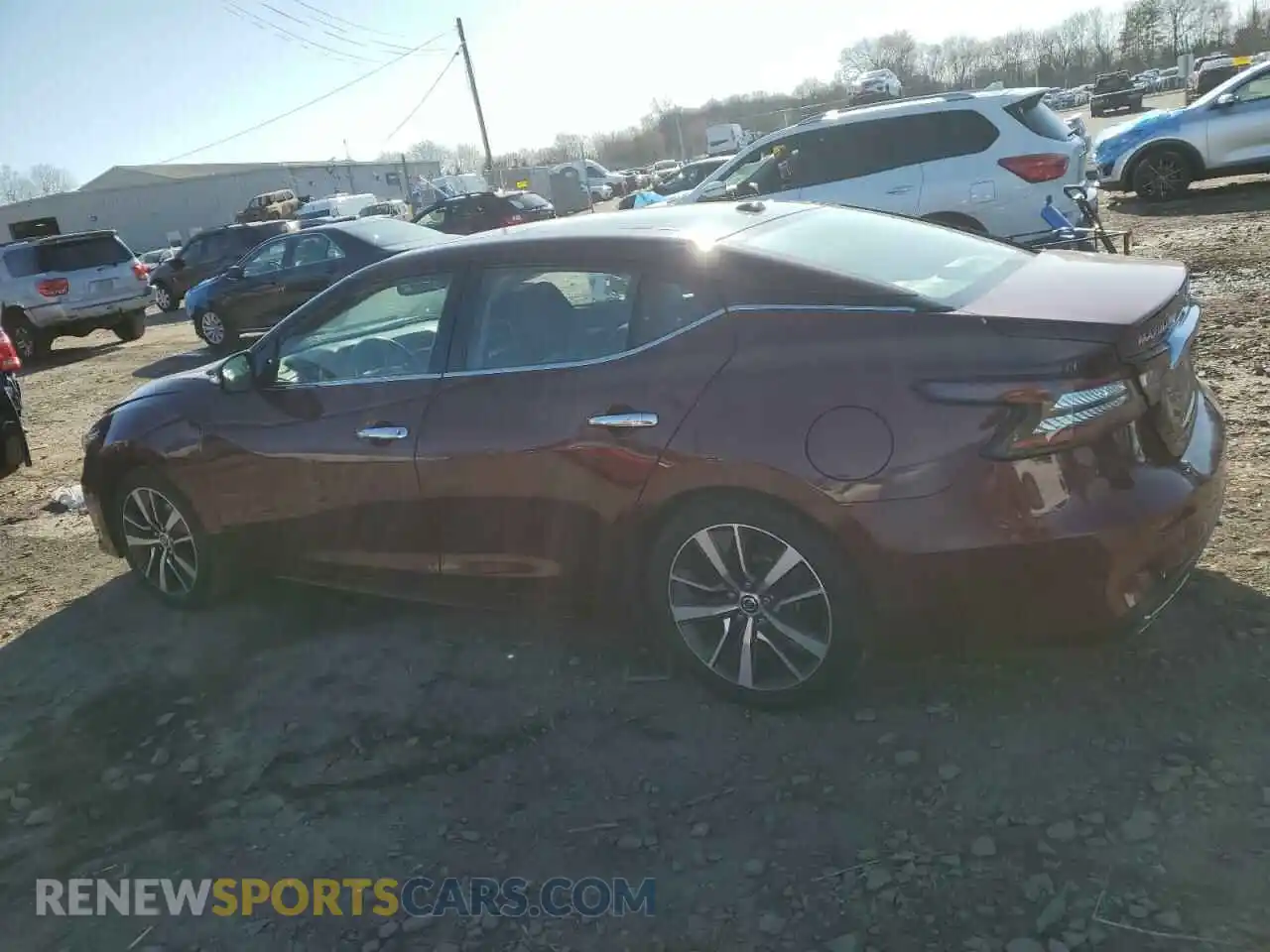 2 Photograph of a damaged car 1N4AA6AV5KC375520 NISSAN MAXIMA 2019
