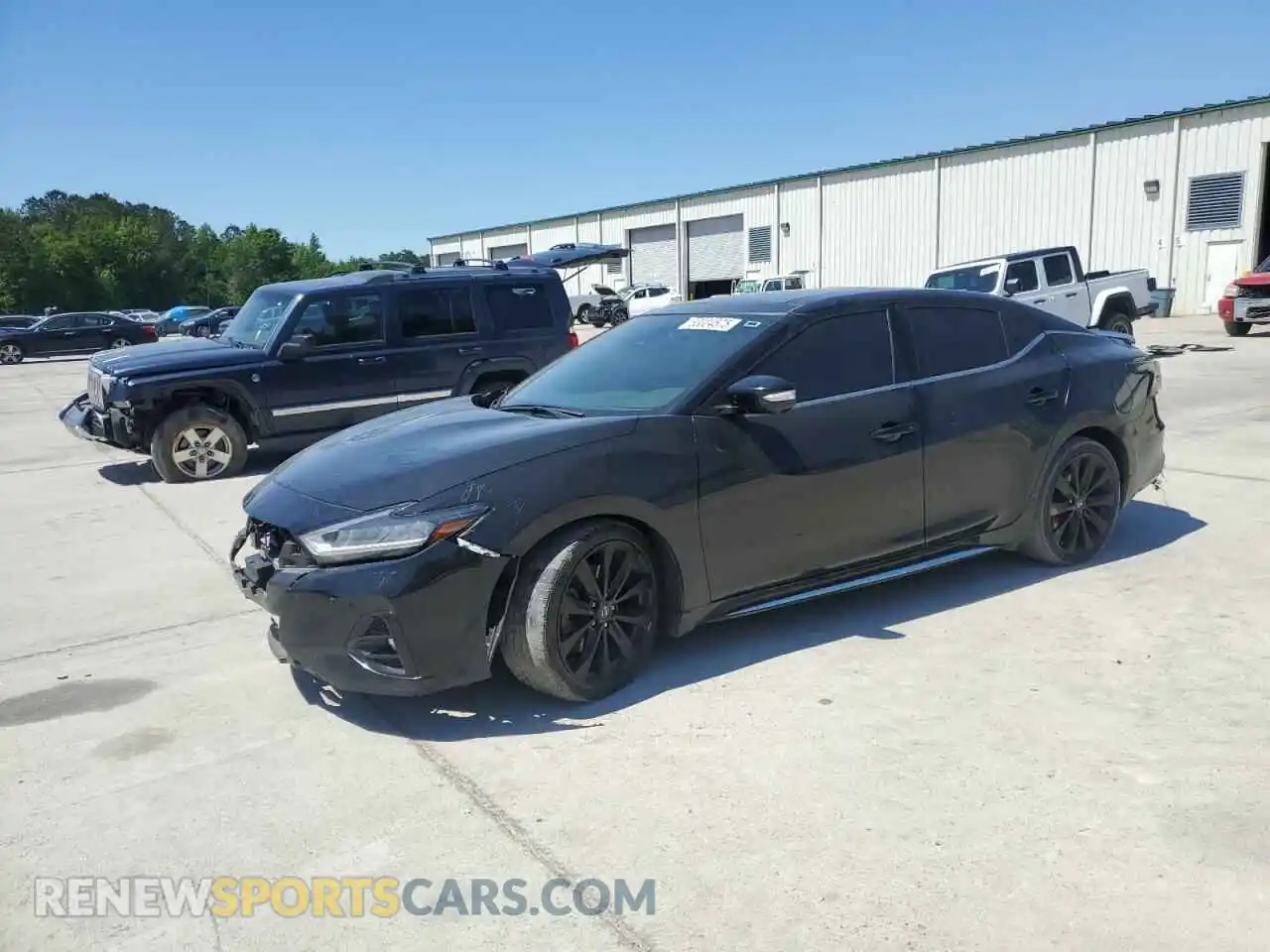 1 Photograph of a damaged car 1N4AA6AV6KC381908 NISSAN MAXIMA 2019