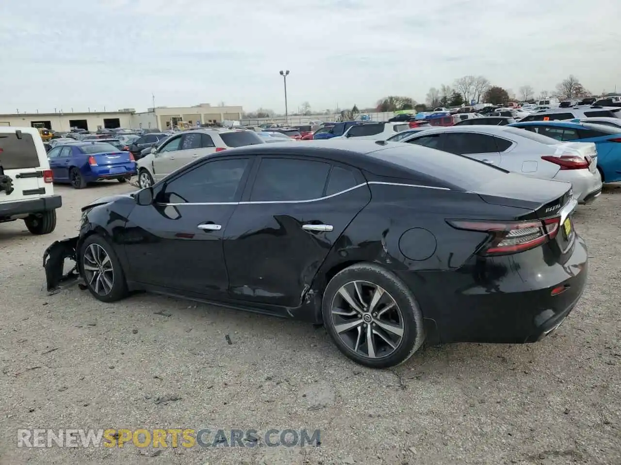 2 Photograph of a damaged car 1N4AA6AV6KC383433 NISSAN MAXIMA 2019