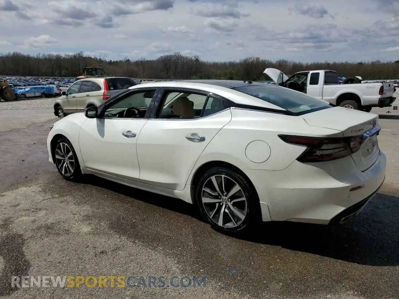 2 Photograph of a damaged car 1N4AA6AV8KC372840 NISSAN MAXIMA 2019