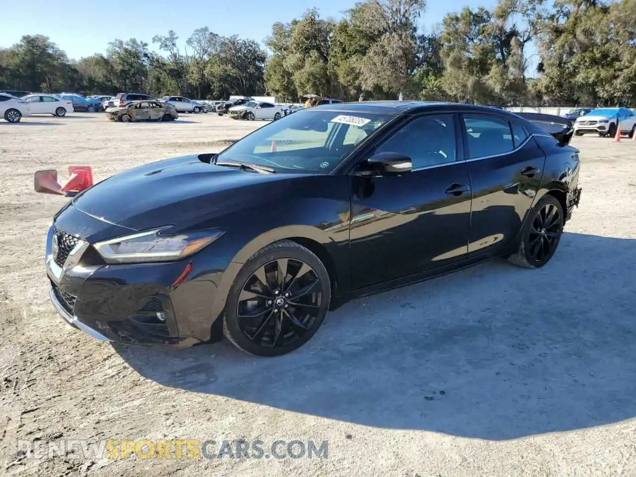 1 Photograph of a damaged car 1N4AA6AVXKC374931 NISSAN MAXIMA 2019