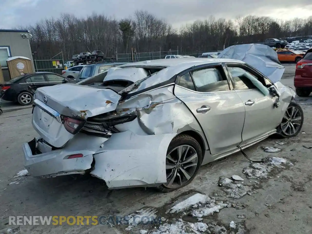 3 Photograph of a damaged car 1N4AA6CV2LC370760 NISSAN MAXIMA 2020