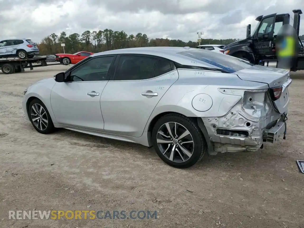 2 Photograph of a damaged car 1N4AA6CVXLC363572 NISSAN MAXIMA 2020