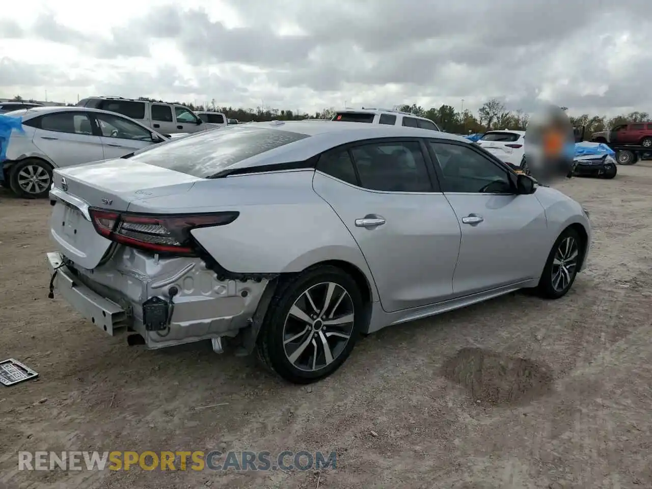 3 Photograph of a damaged car 1N4AA6CVXLC363572 NISSAN MAXIMA 2020