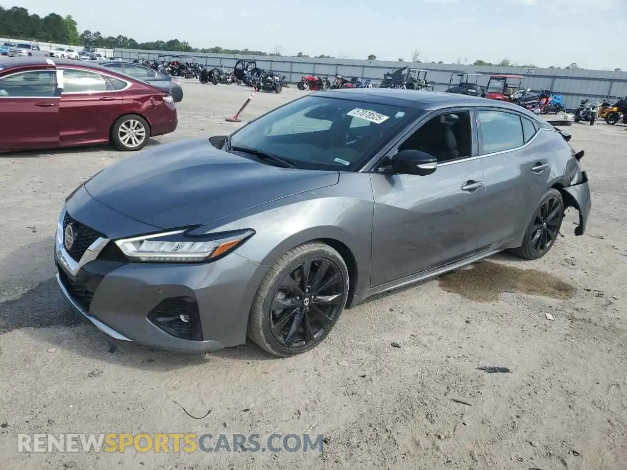 1 Photograph of a damaged car 1N4AA6EV7LC381427 NISSAN MAXIMA 2020