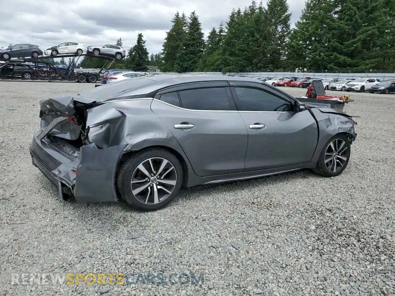 3 Photograph of a damaged car 1N4AA6CV0MC504375 NISSAN MAXIMA 2021