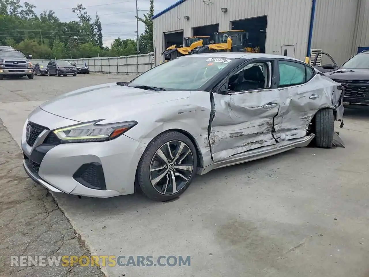 1 Photograph of a damaged car 1N4AA6CV1MC505180 NISSAN MAXIMA 2021