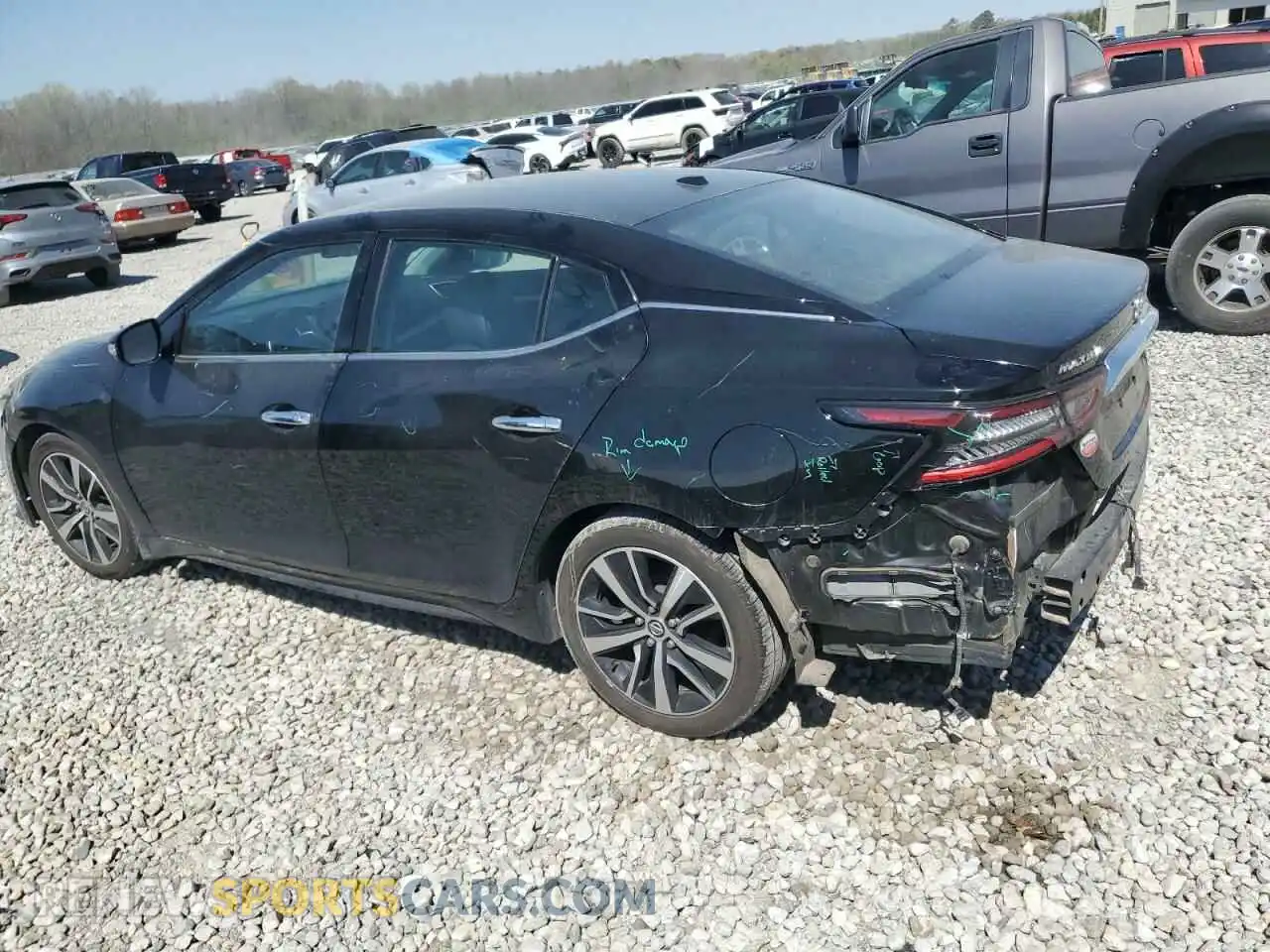 2 Photograph of a damaged car 1N4AA6CV3MC514737 NISSAN MAXIMA 2021