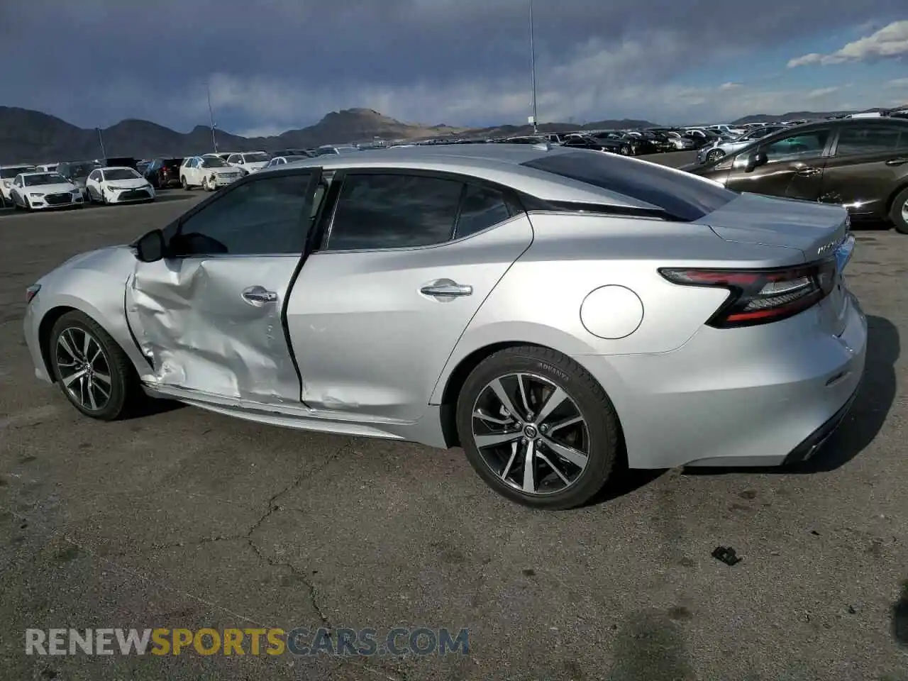 2 Photograph of a damaged car 1N4AA6CV4MC507196 NISSAN MAXIMA 2021