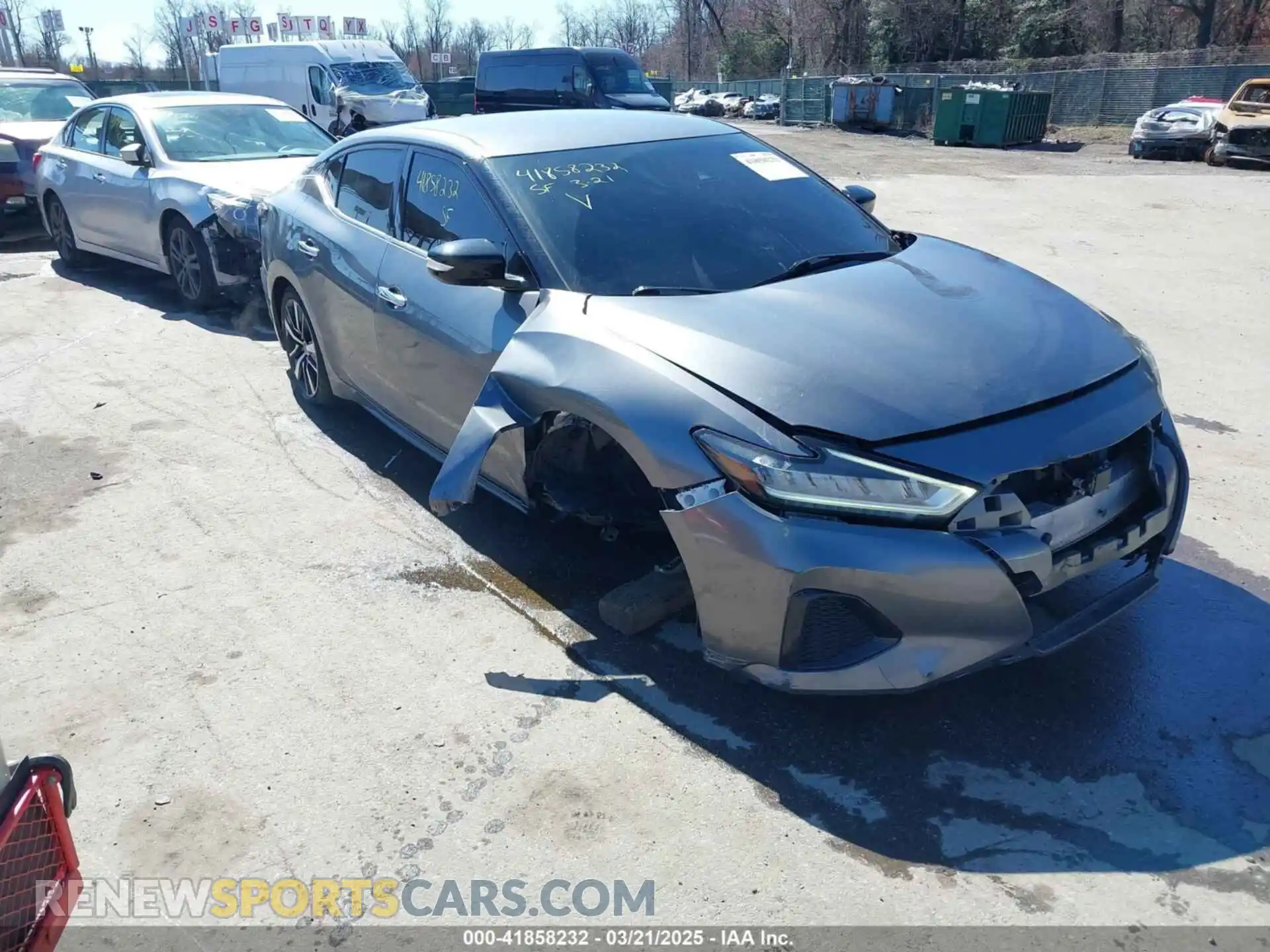 1 Photograph of a damaged car 1N4AA6CV4MC508977 NISSAN MAXIMA 2021
