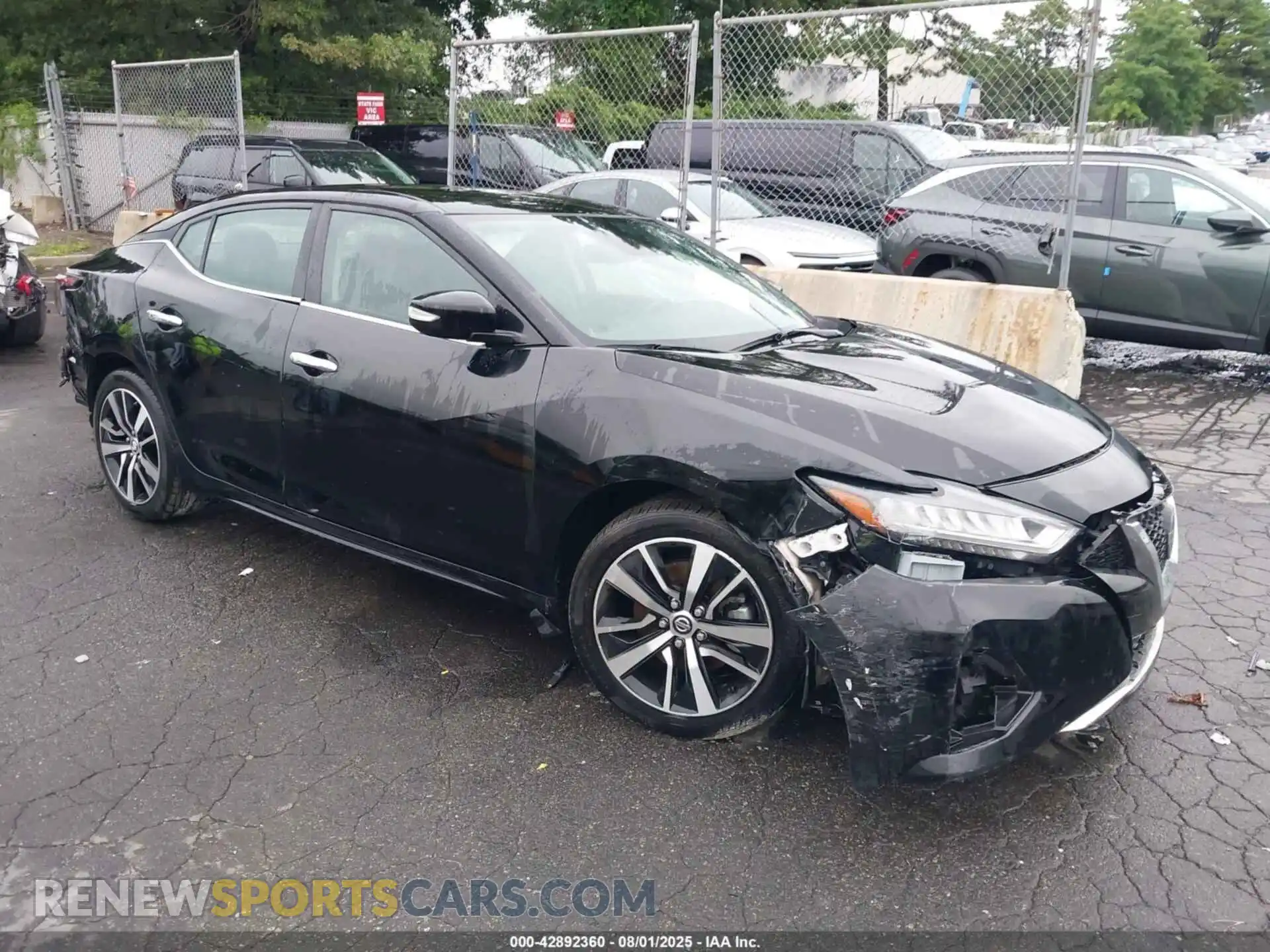 1 Photograph of a damaged car 1N4AA6CV4MC514844 NISSAN MAXIMA 2021