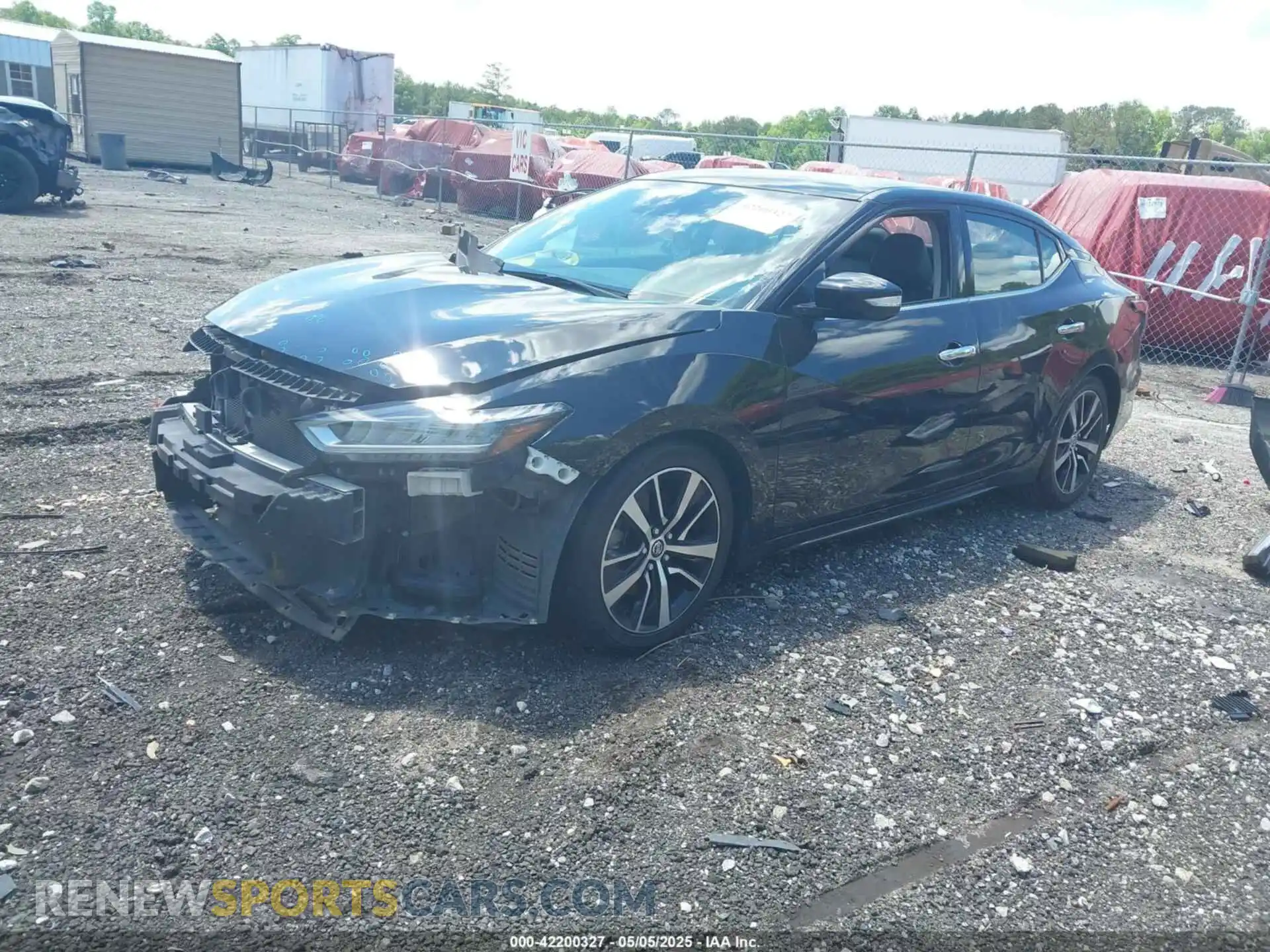 2 Photograph of a damaged car 1N4AA6CV5MC512231 NISSAN MAXIMA 2021