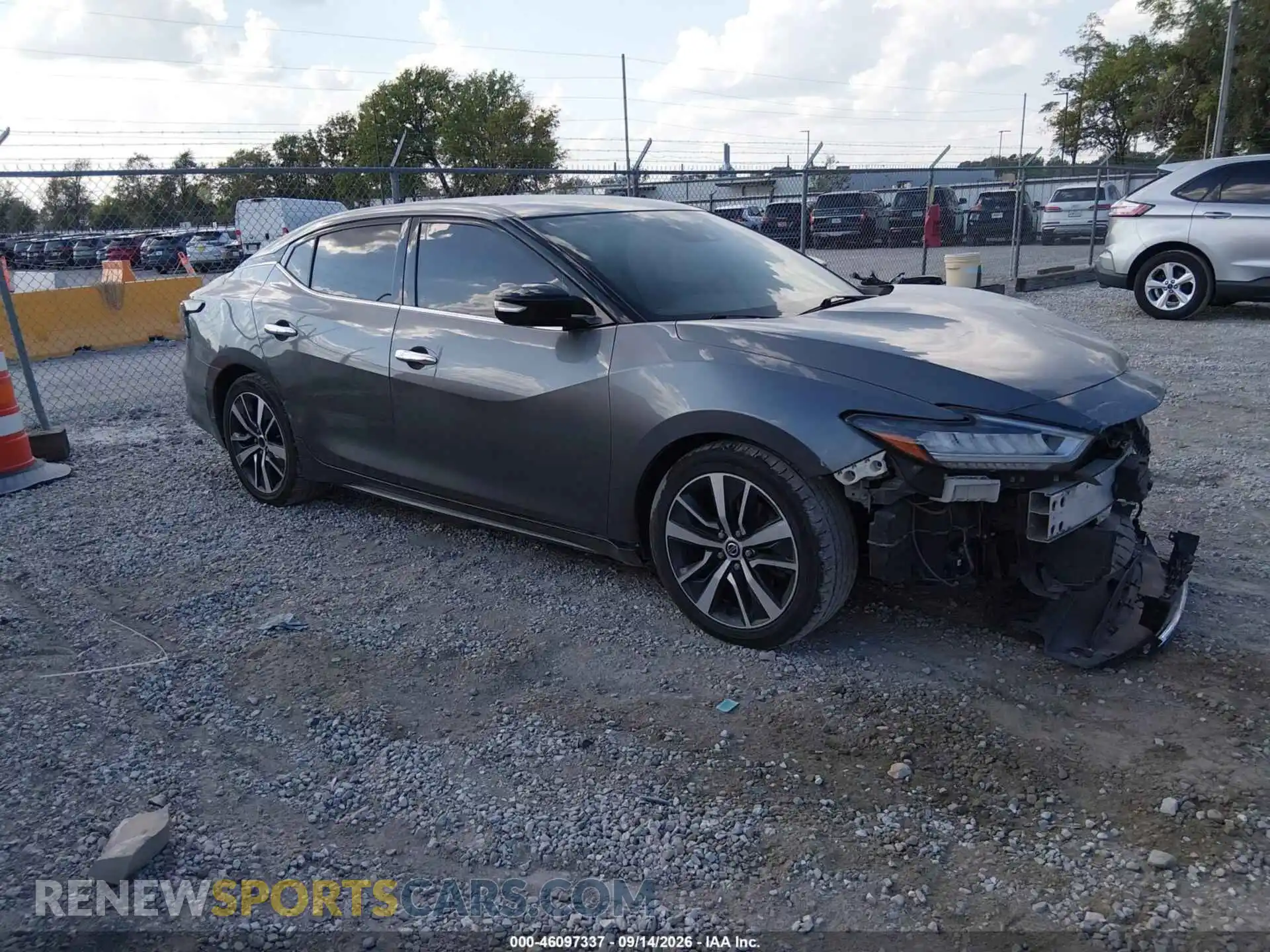 1 Photograph of a damaged car 1N4AA6CV5MC514724 NISSAN MAXIMA 2021
