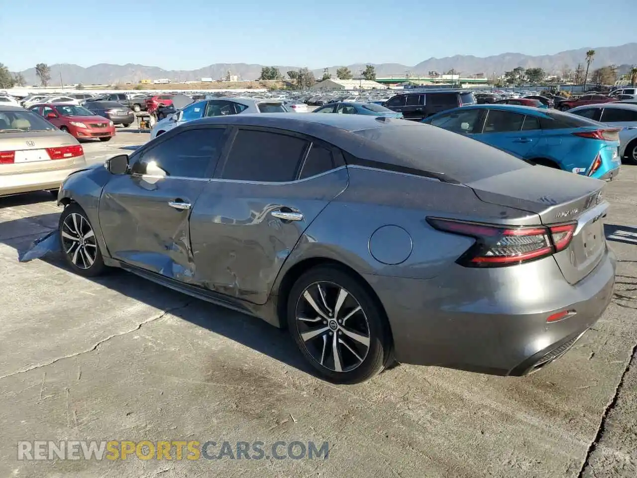 2 Photograph of a damaged car 1N4AA6CV6MC508561 NISSAN MAXIMA 2021