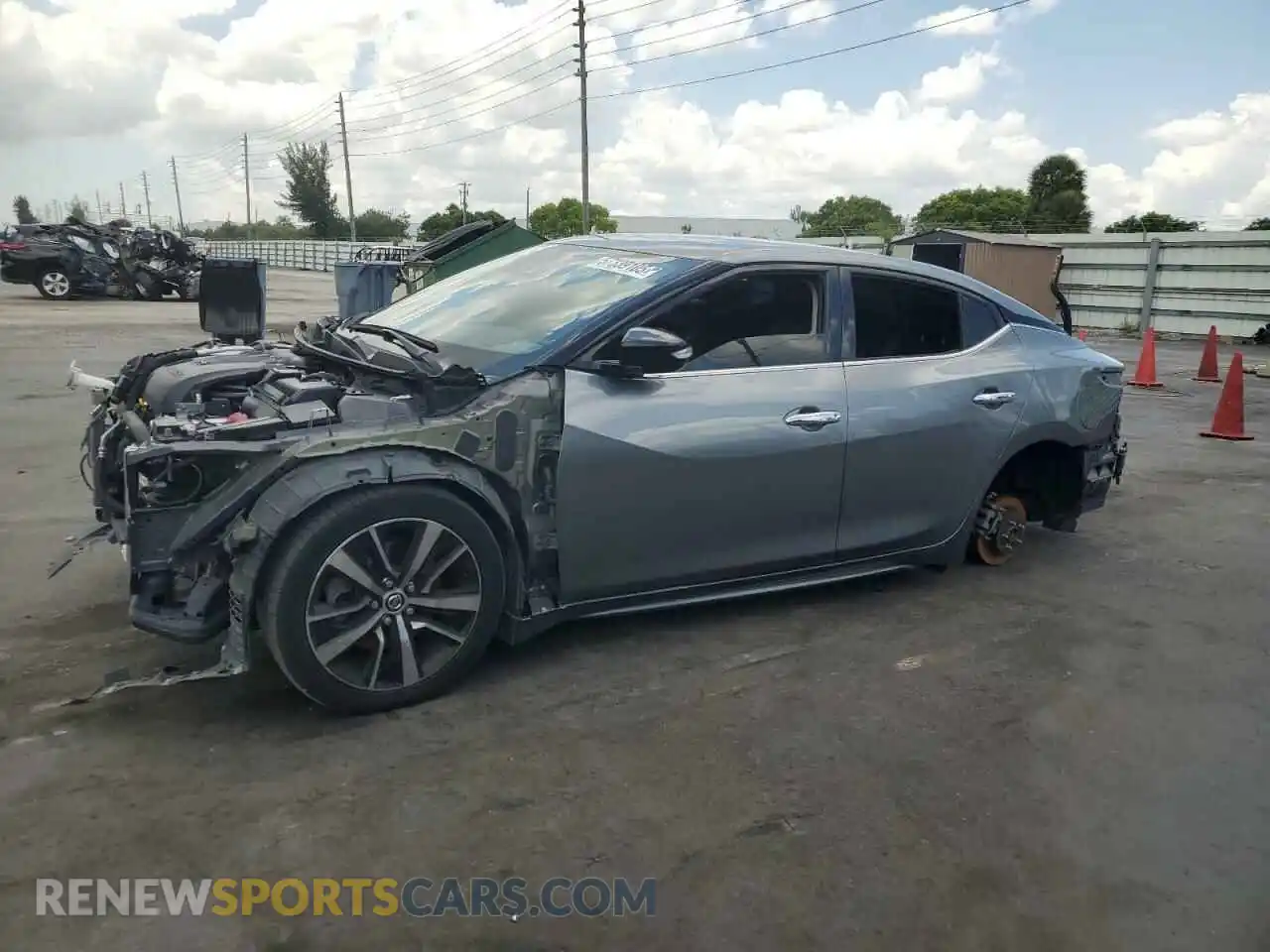 1 Photograph of a damaged car 1N4AA6CV6MC509905 NISSAN MAXIMA 2021