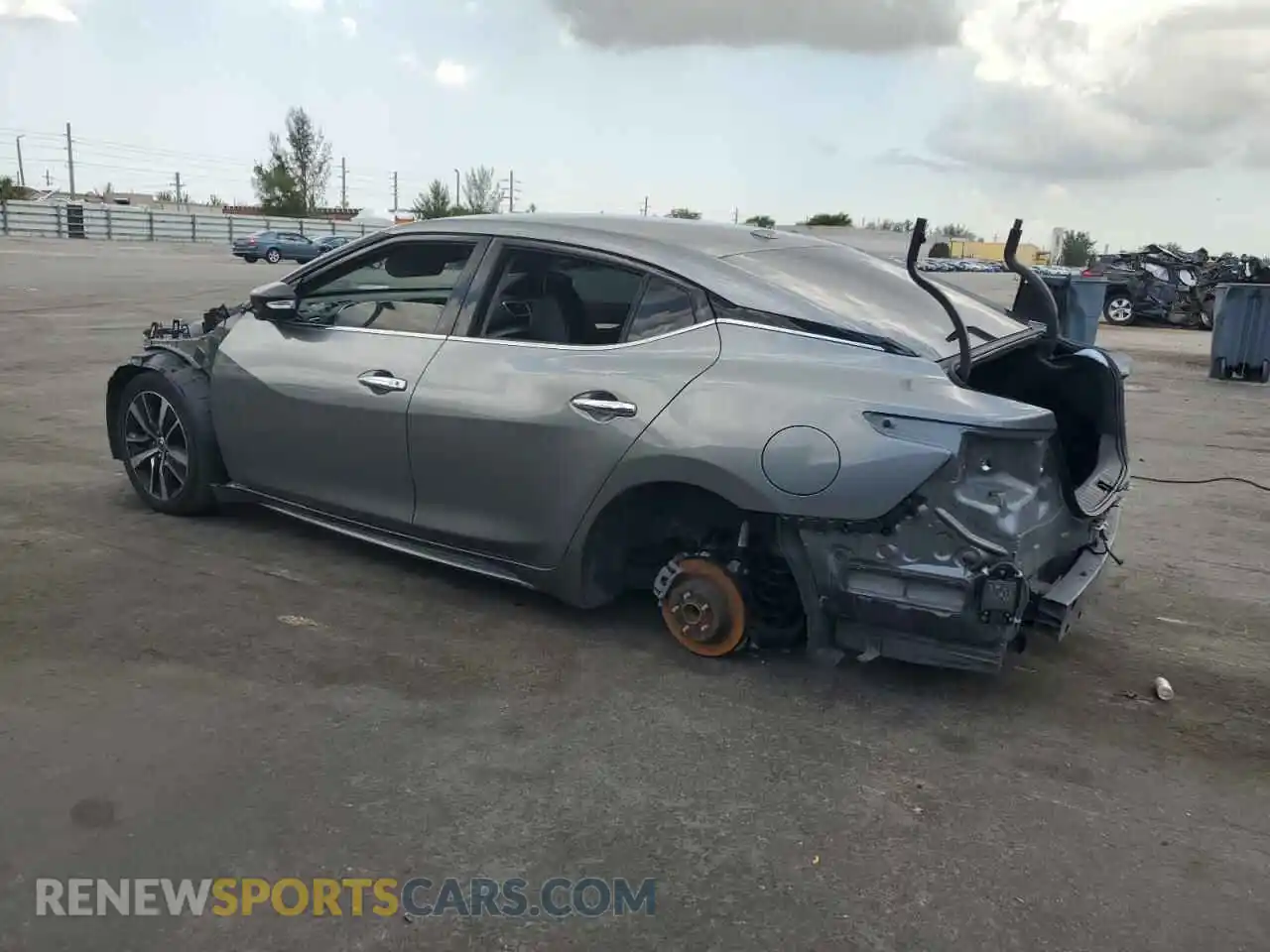 2 Photograph of a damaged car 1N4AA6CV6MC509905 NISSAN MAXIMA 2021