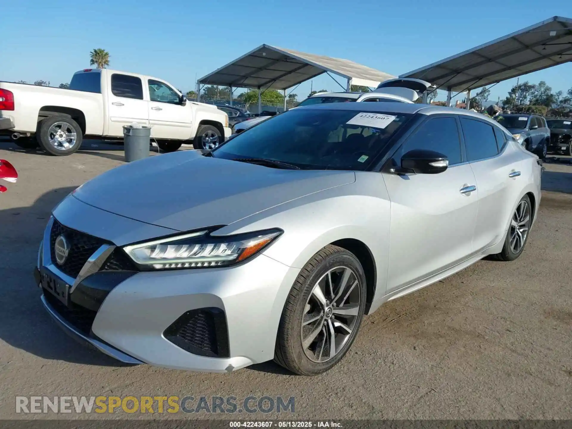 2 fotografías del automóvil dañado 1N4AA6CV7MC512294 NISSAN MAXIMA 2021