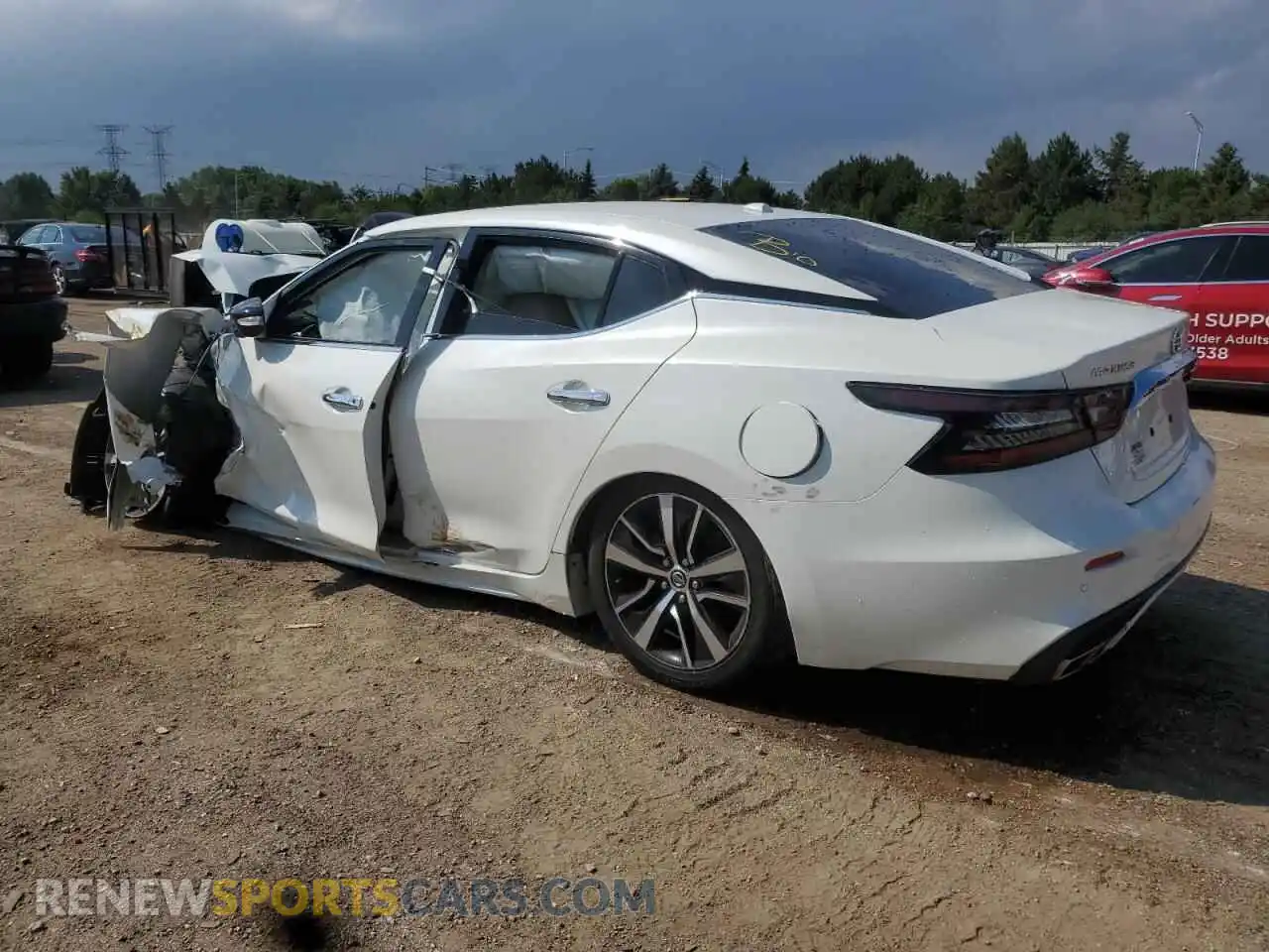 2 Photograph of a damaged car 1N4AA6CV7MC512506 NISSAN MAXIMA 2021